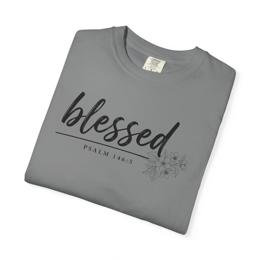 Blessed Floral Comfort Colors Tshirt