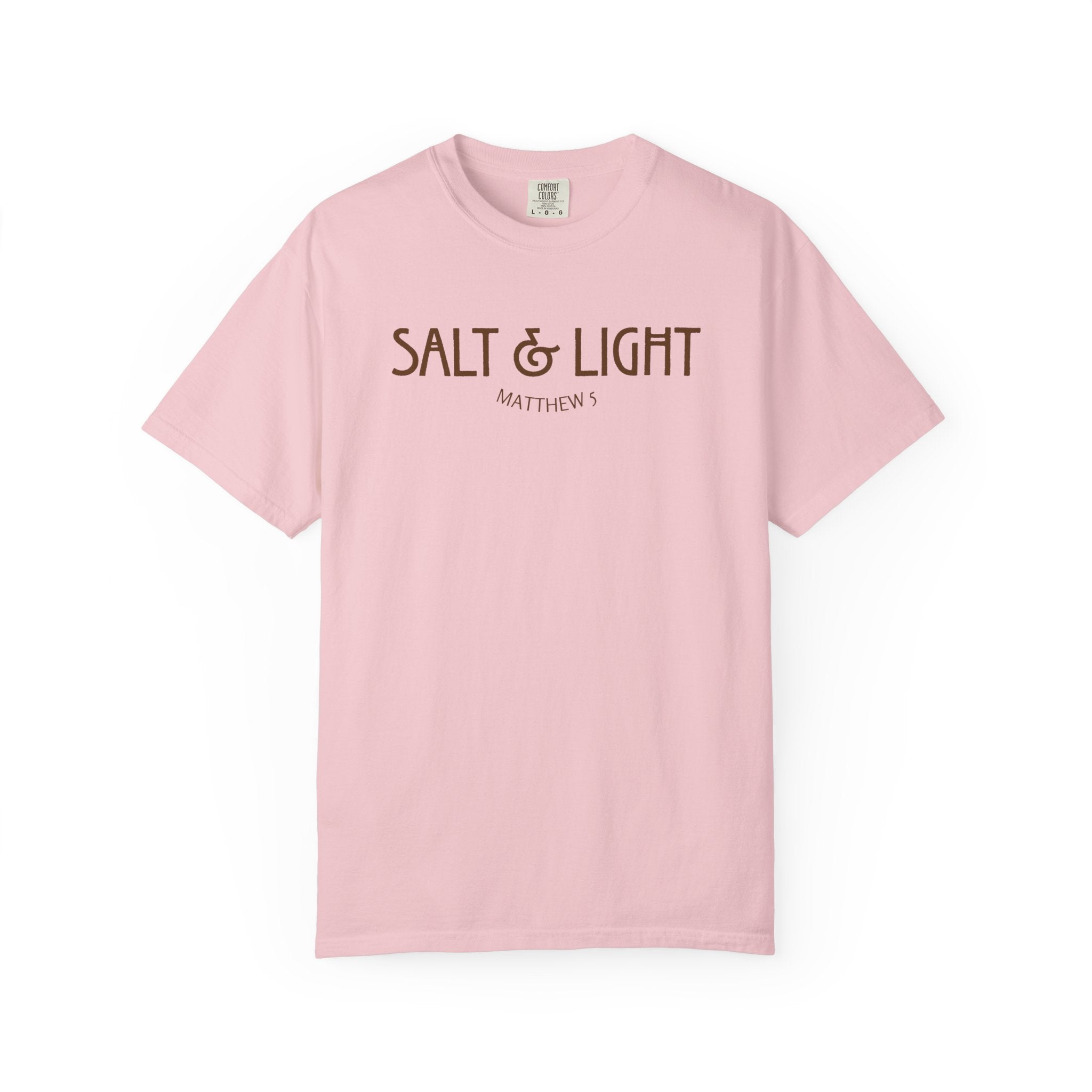 Salt and Light Matthew 5 Bible Verse Shirt Comfort Colors T-shirt