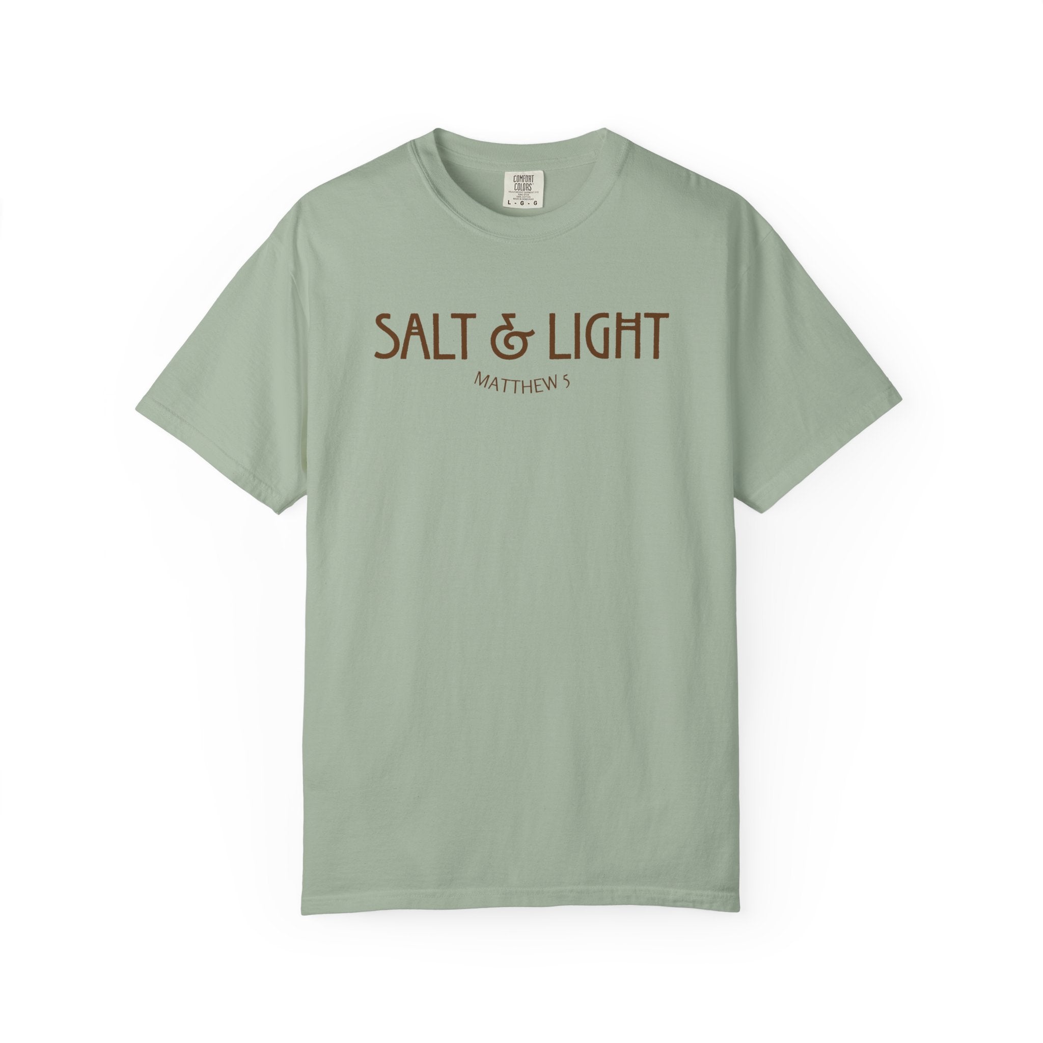 Salt and Light Matthew 5 Bible Verse Shirt Comfort Colors T-shirt