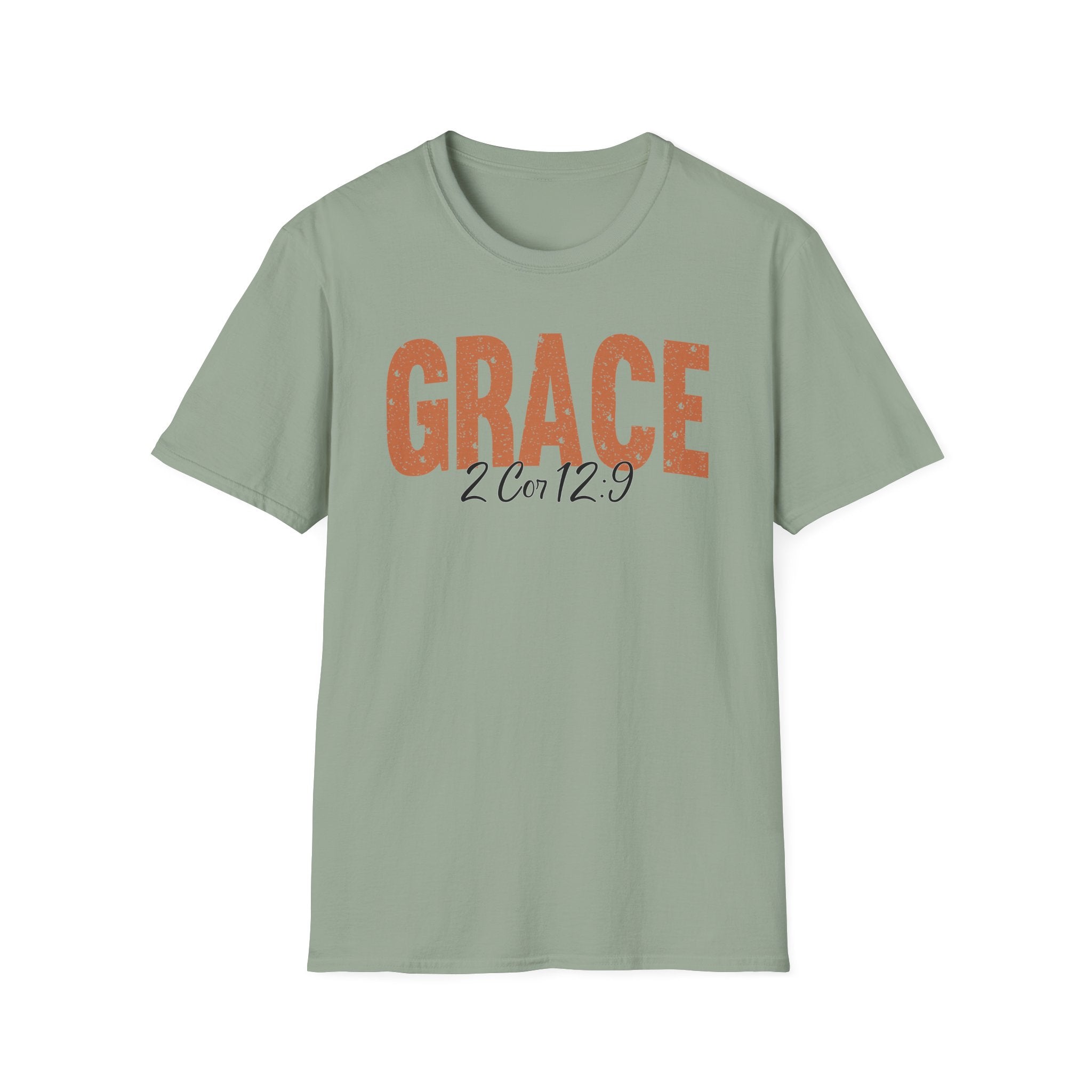 Grace 2 Corinthians 12_9 Bible Verse Shirt Gildan 64000 T-Shirt