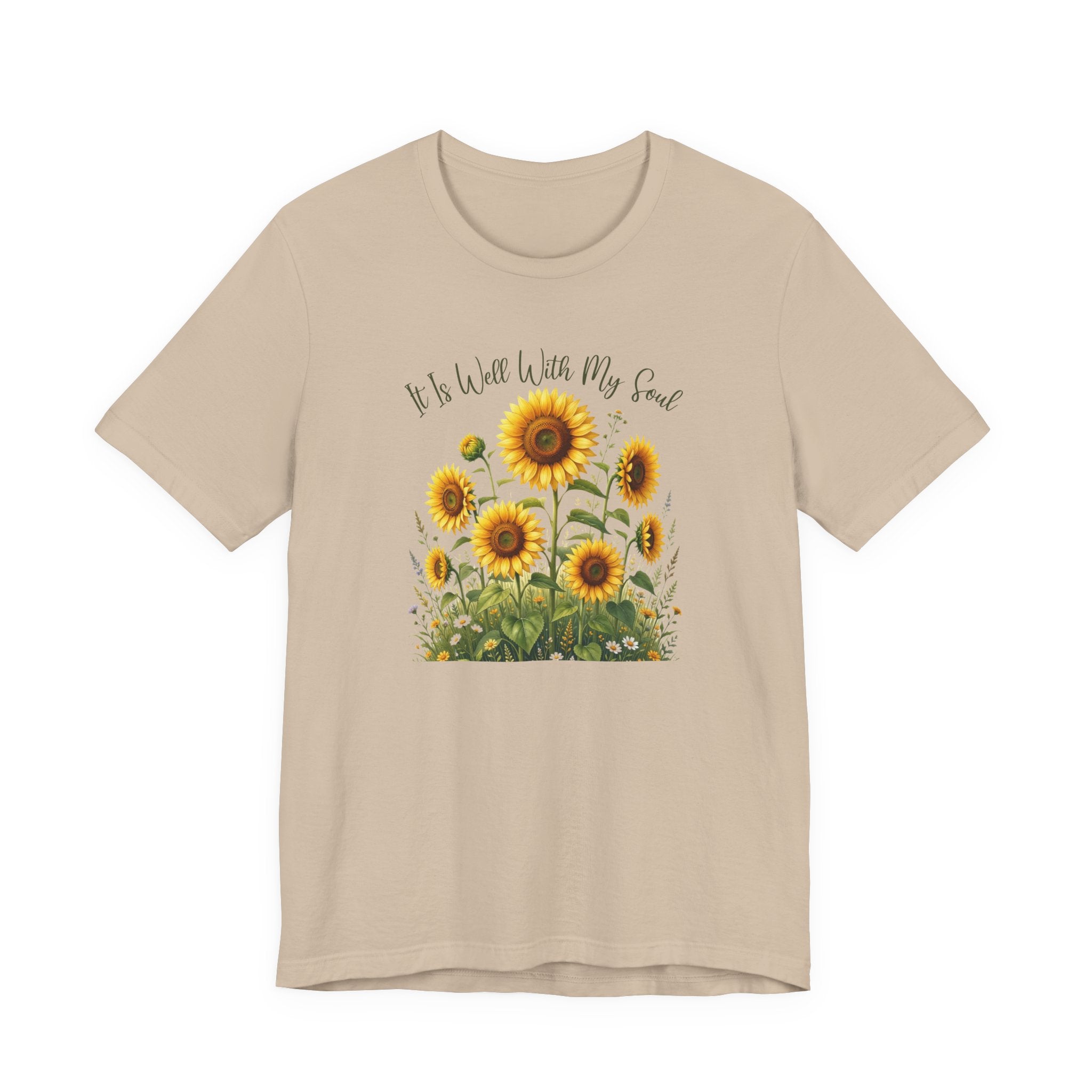 It Is Well With My Soul Bella Canvas 3001 Tshirt