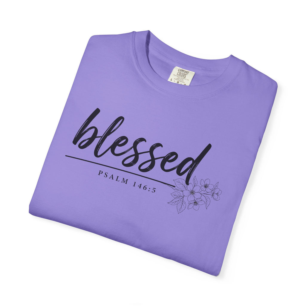 Blessed Floral Comfort Colors Tshirt