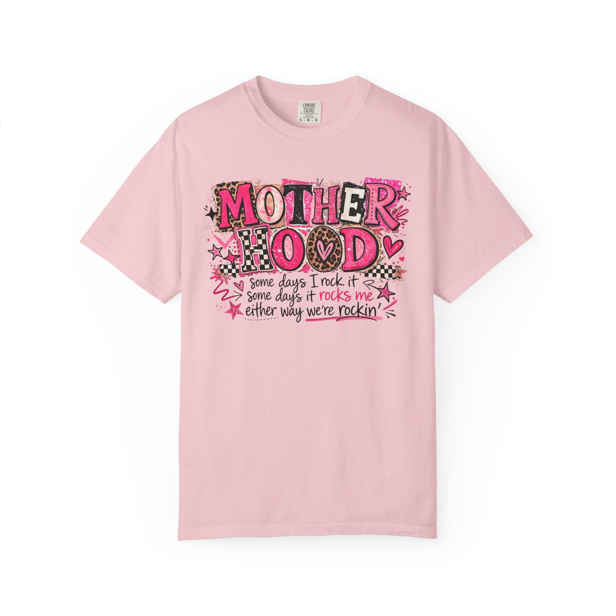 Motherhood Rocks Comfort Color Tshirt