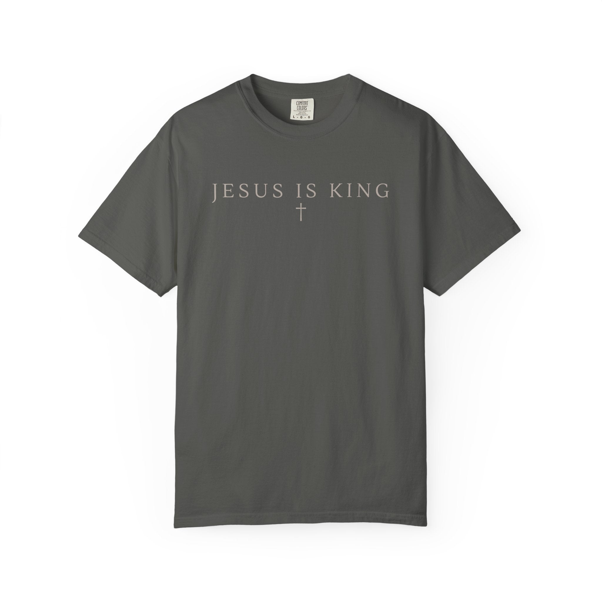 Jesus Is King T-Shirt Minimal Christian Tshirt