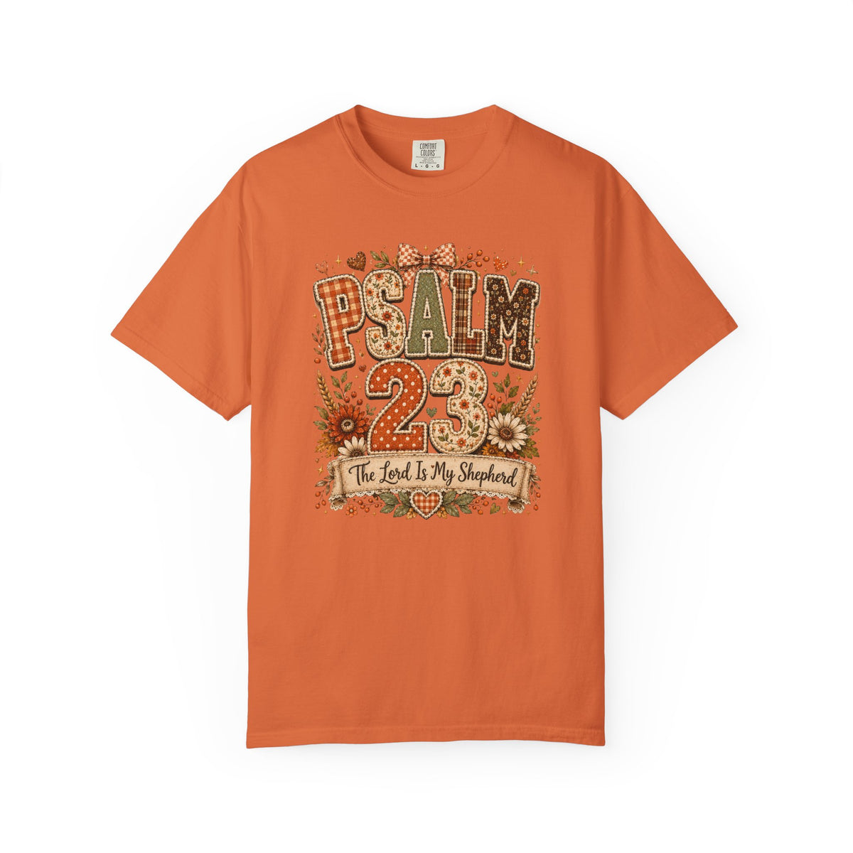 Psalm 23 The Lord Is My Shepherd Fall Tshirt