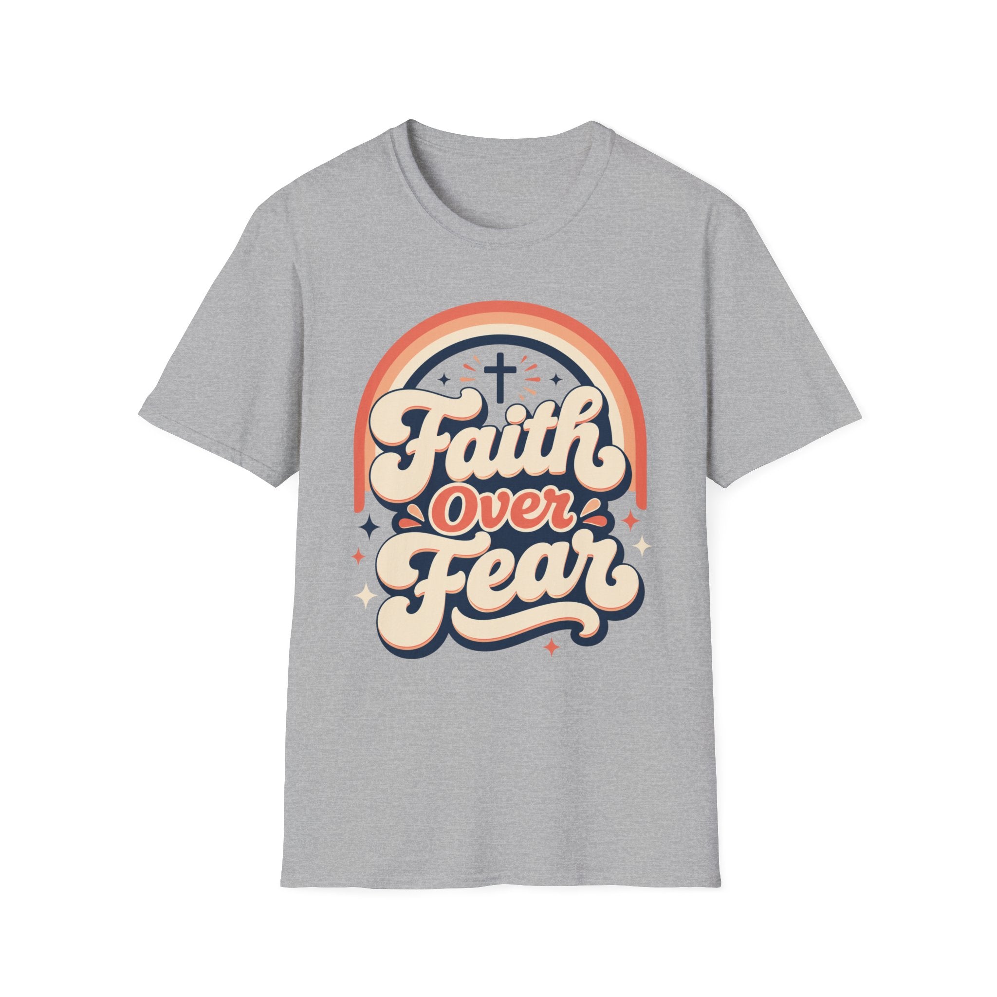 Faith Over Fear Retro Design