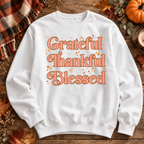 Grateful Thankful Blessed Fall Sweatshirt