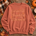 Grateful Thankful Blessed Fall Sweatshirt
