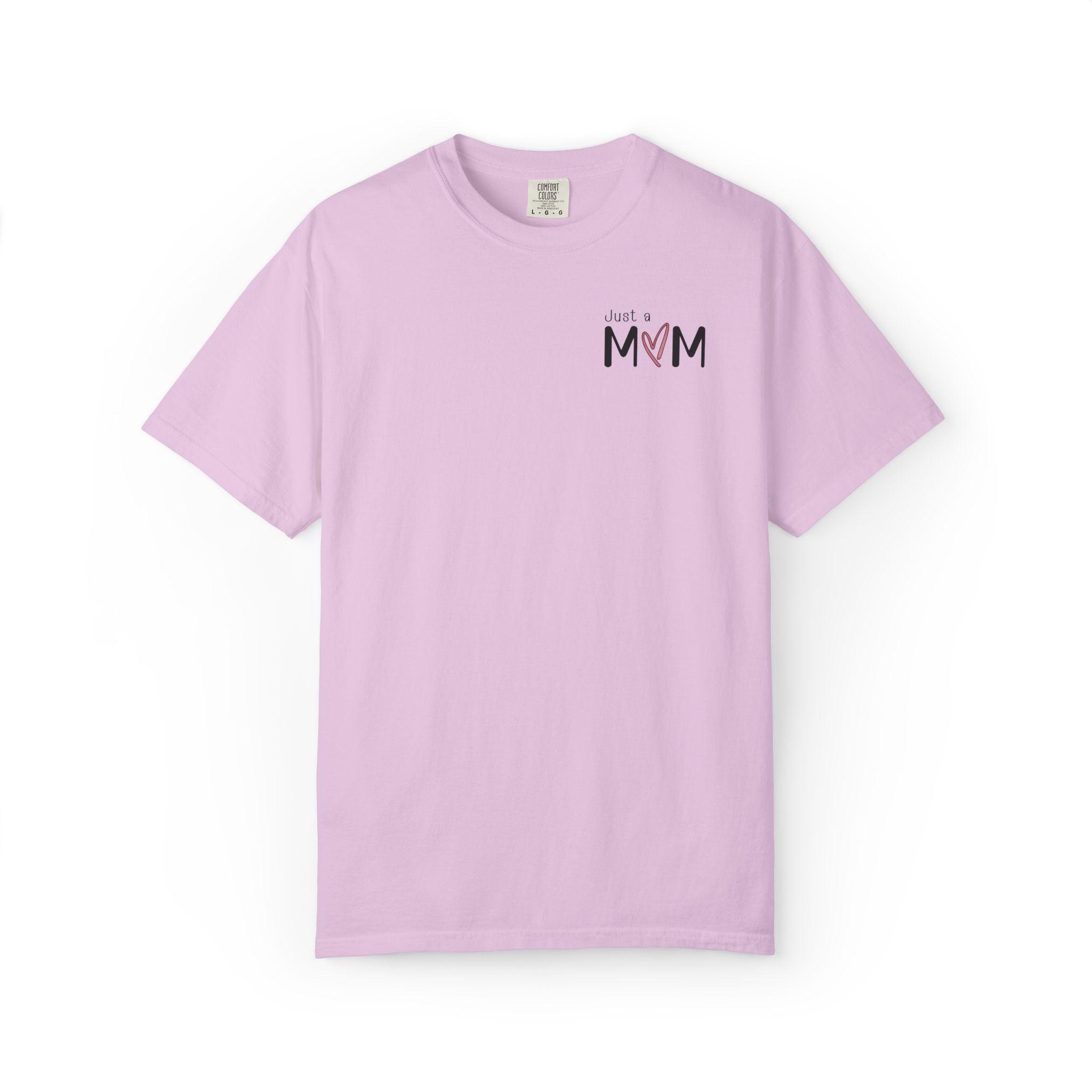 Just a Mom Shirt Minimalist Comfort Colors Tshirt