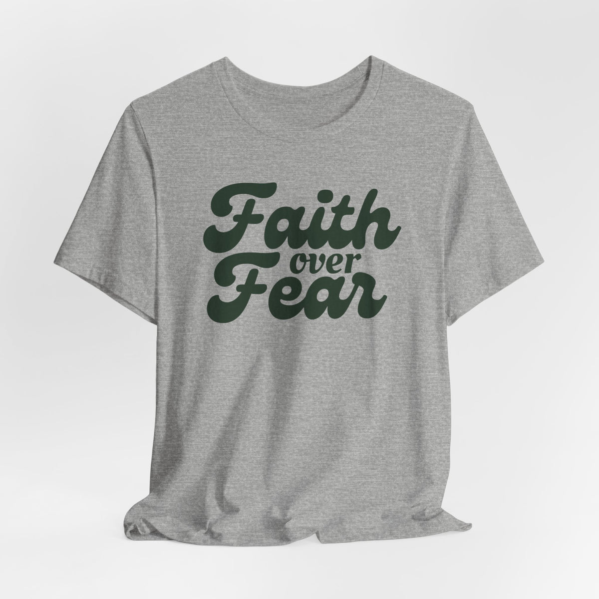 Faith Over Fear Retro Tshirt