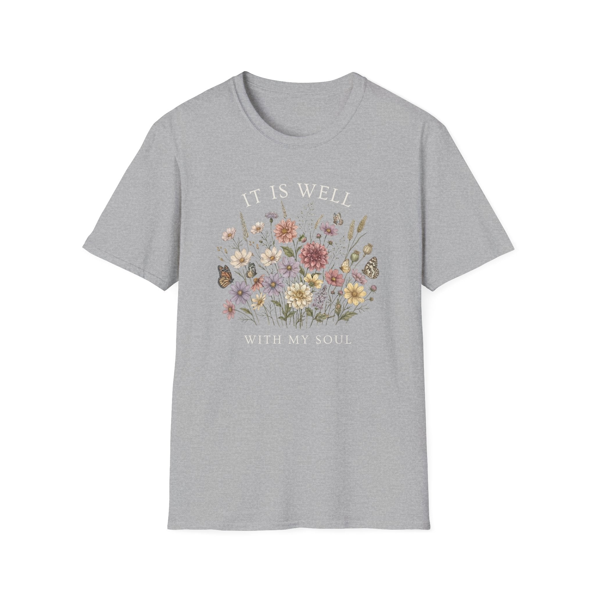 It Is Well With My Soul Christian Tee Gildan 64000 T-Shirt
