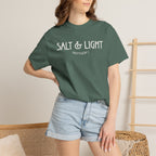Salt and Light Matthew 5 Bible Verse Shirt Comfort Colors Tee
