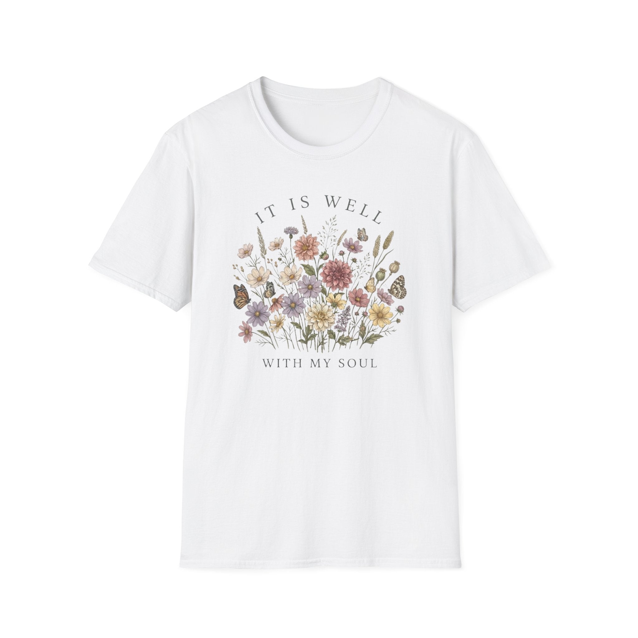 It Is Well With My Soul Christian Tee Gildan 64000 T-Shirt