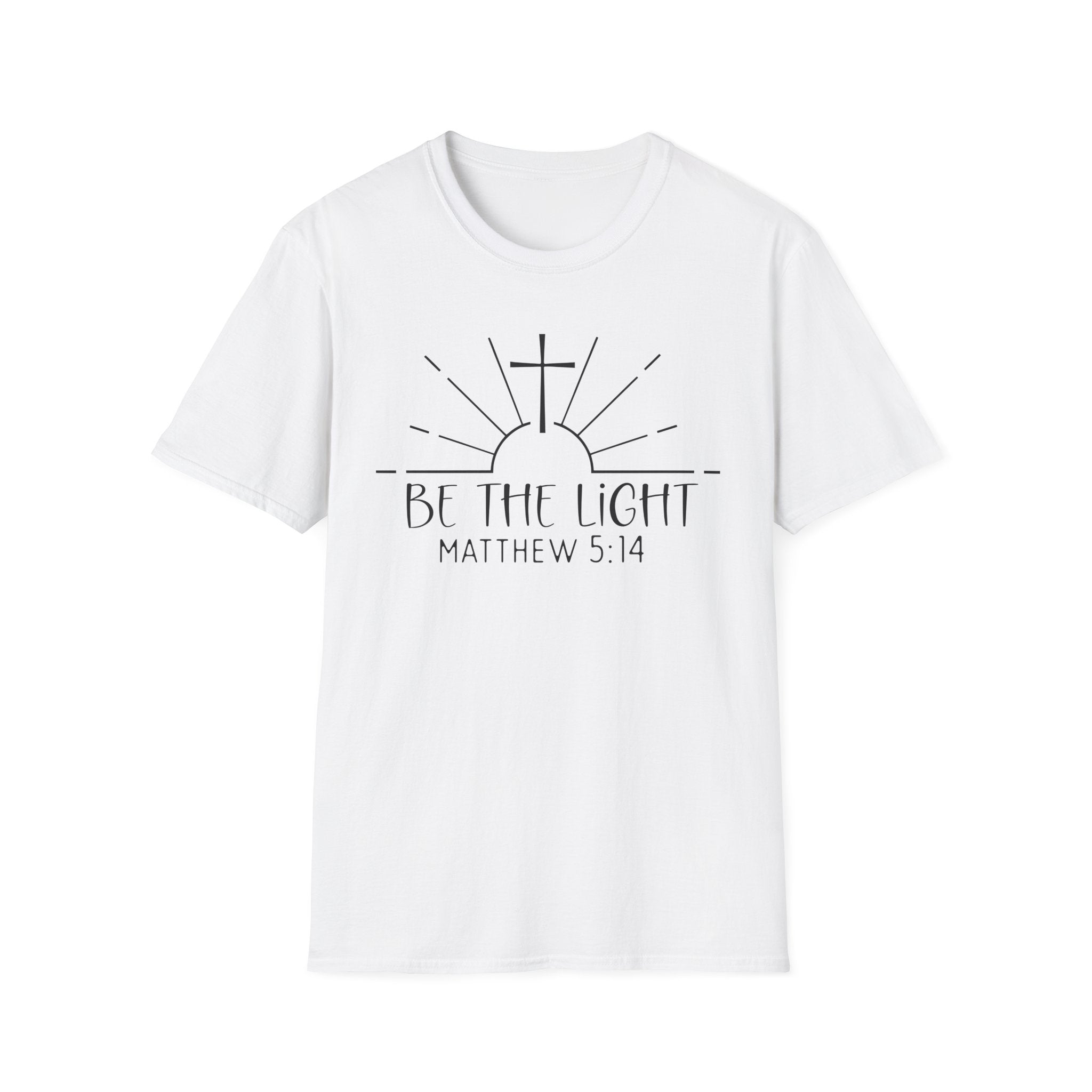Be the Light Gildan Matthew 5:14 Bible Verse Shirt