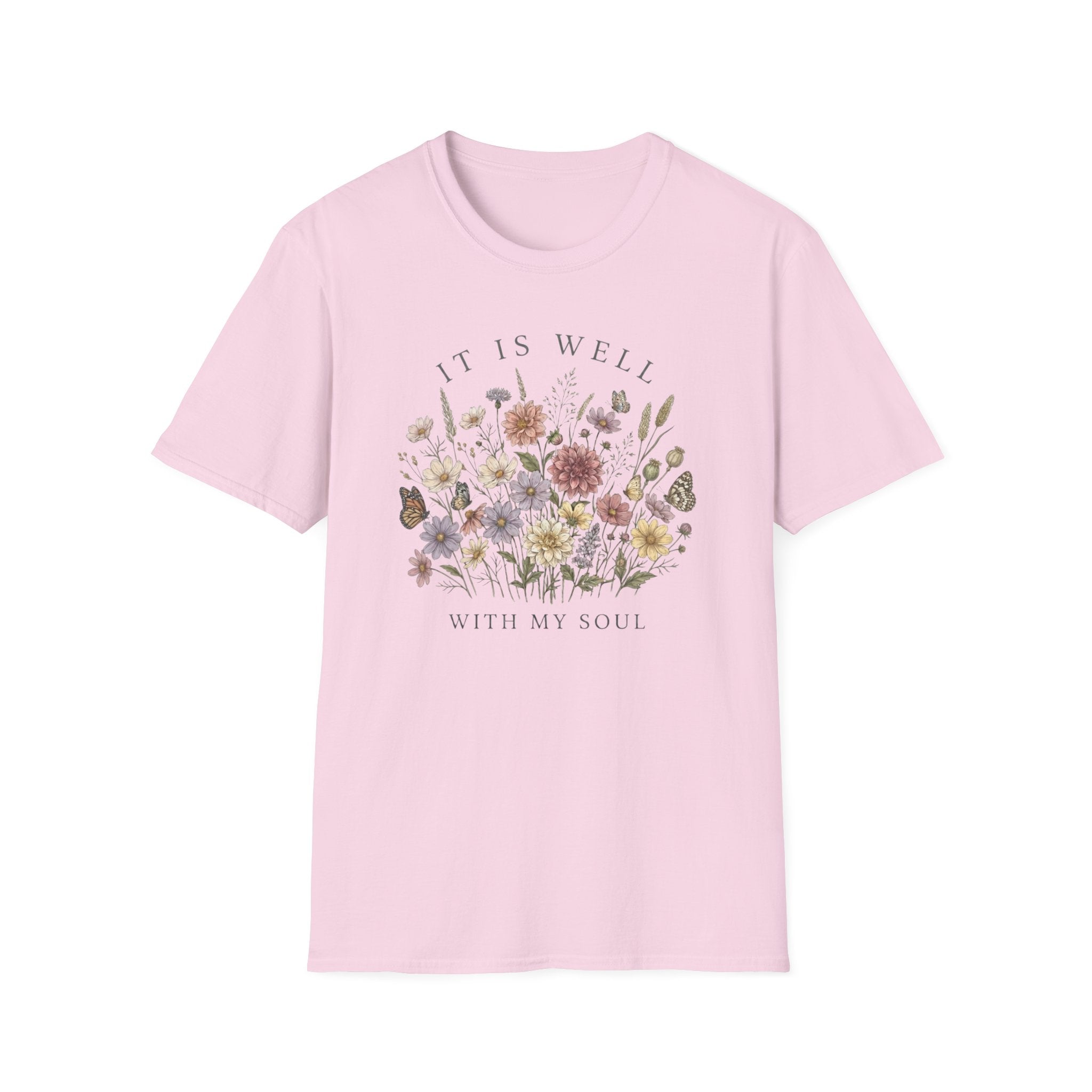 It Is Well With My Soul Christian Tee Gildan 64000 T-Shirt