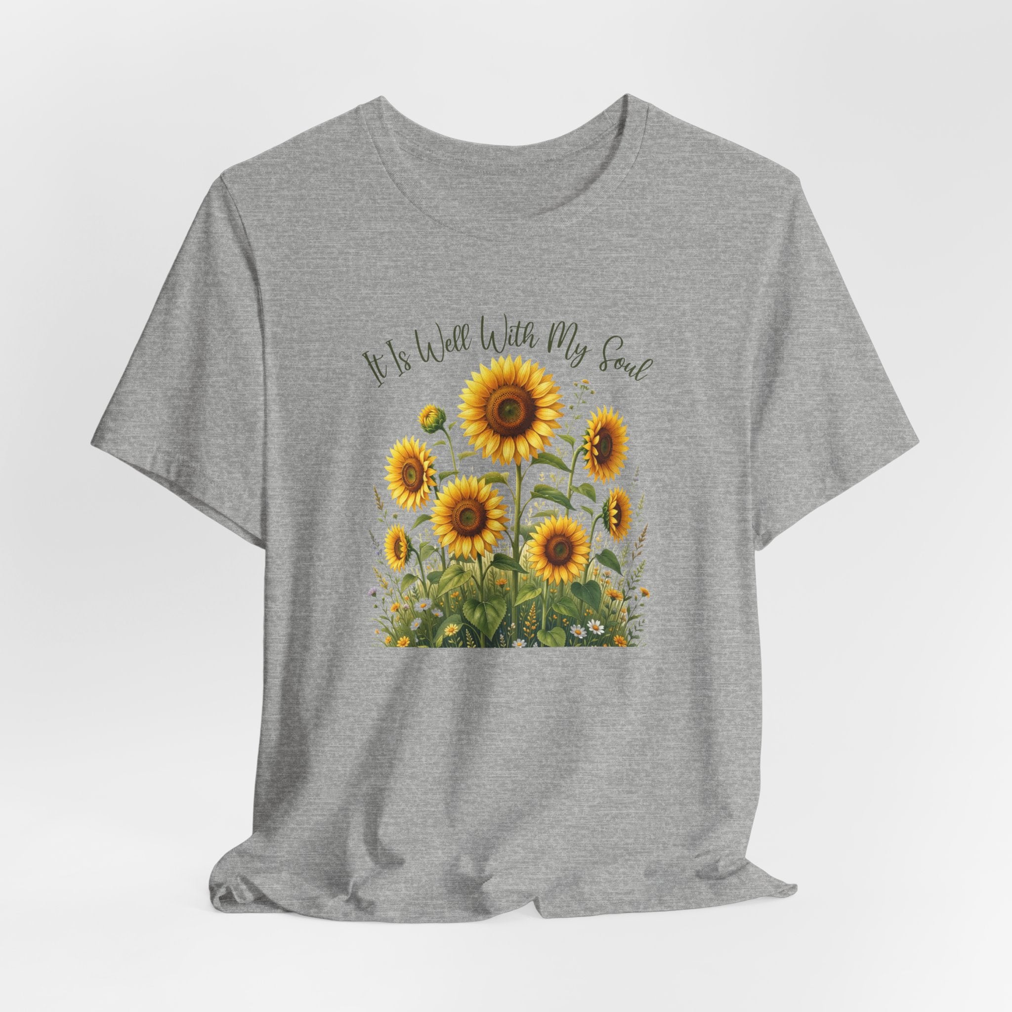 It Is Well With My Soul Bella Canvas 3001 Tshirt