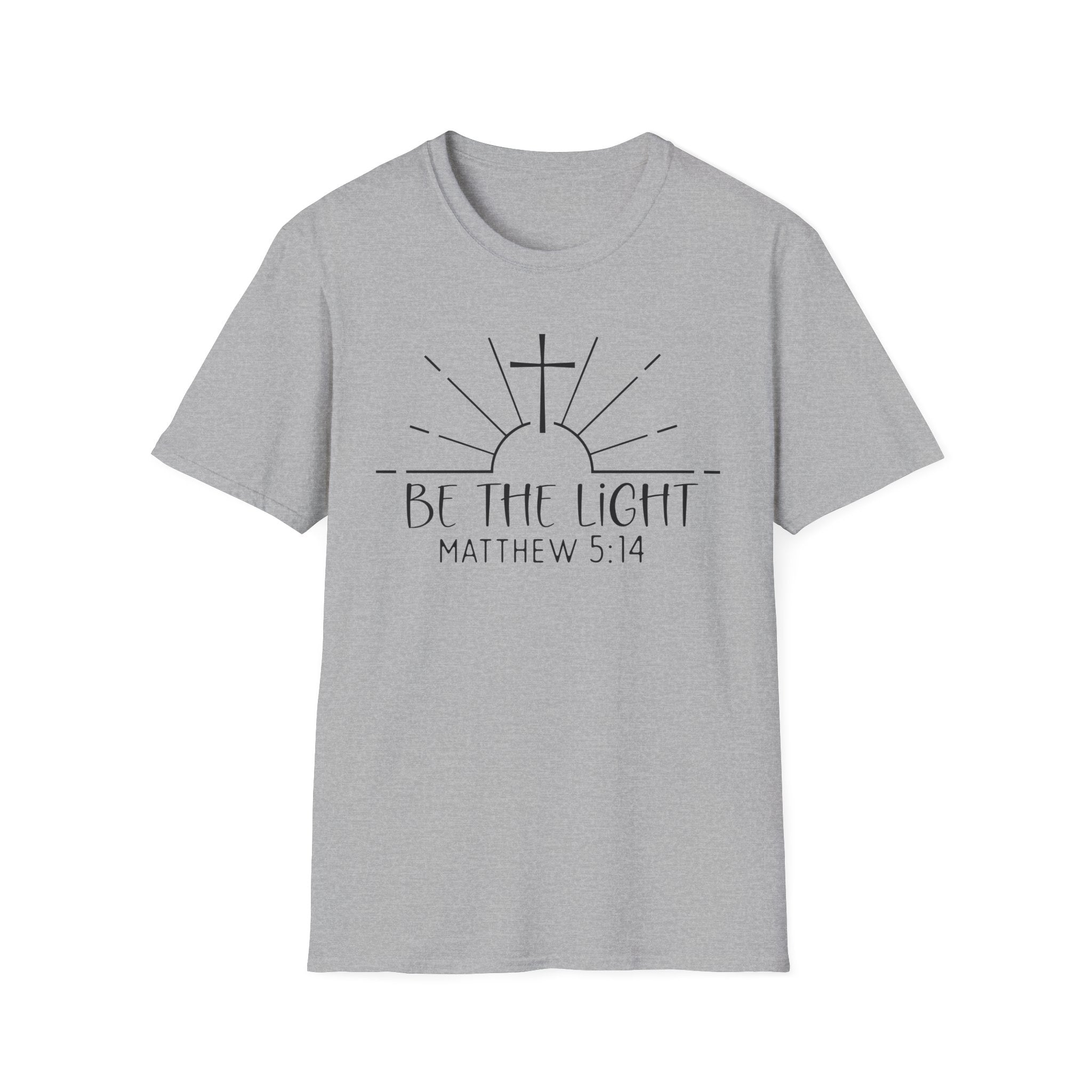 Be the Light Gildan Matthew 5:14 Bible Verse Shirt