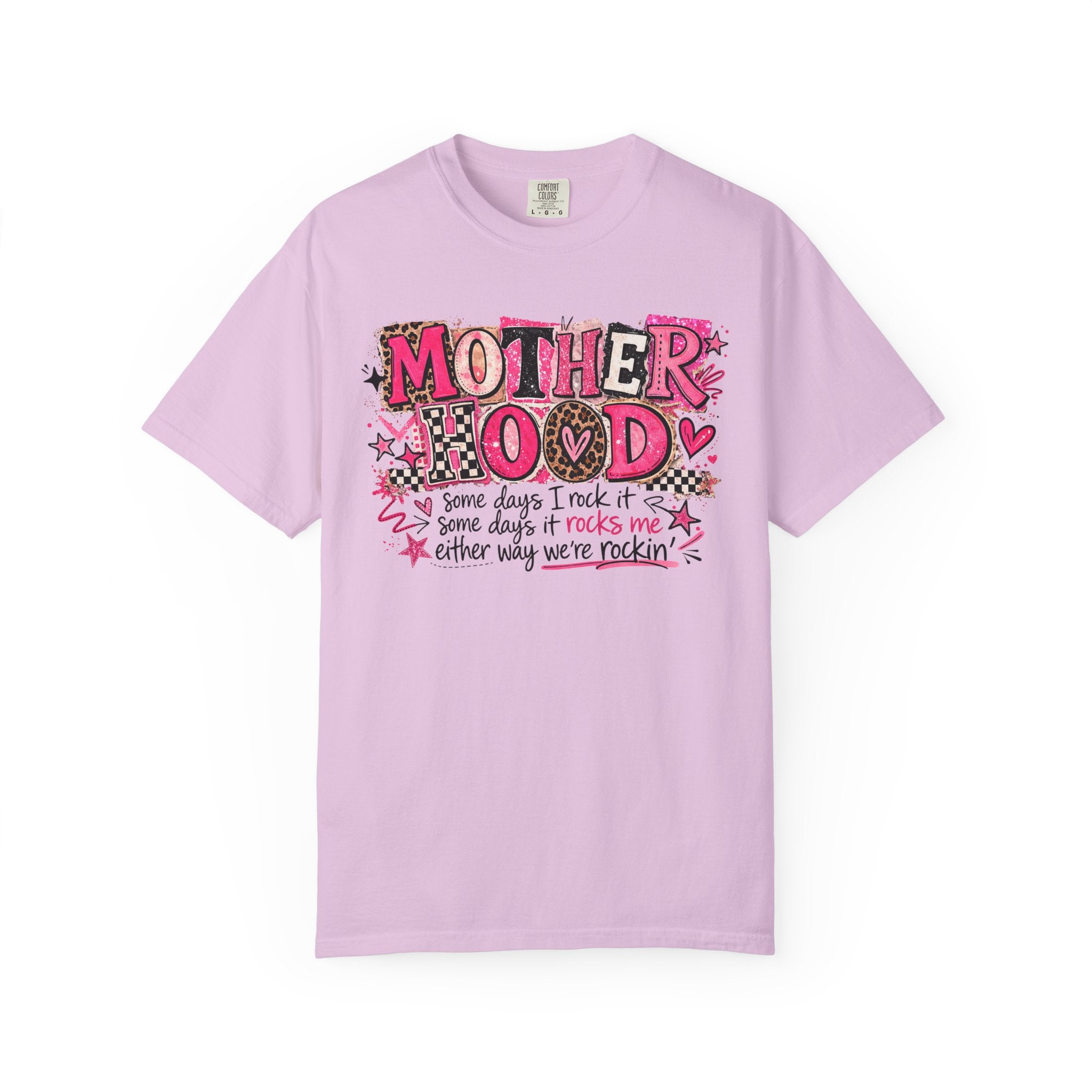 Motherhood Rocks Comfort Color Tshirt