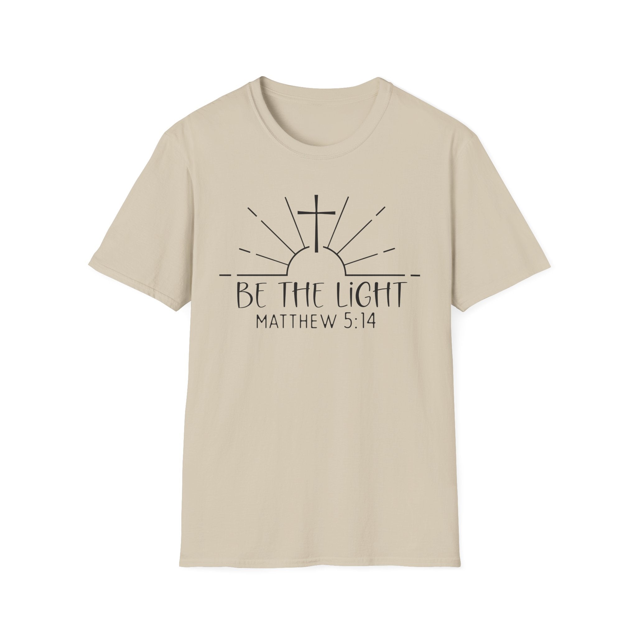 Be the Light Gildan Matthew 5:14 Bible Verse Shirt