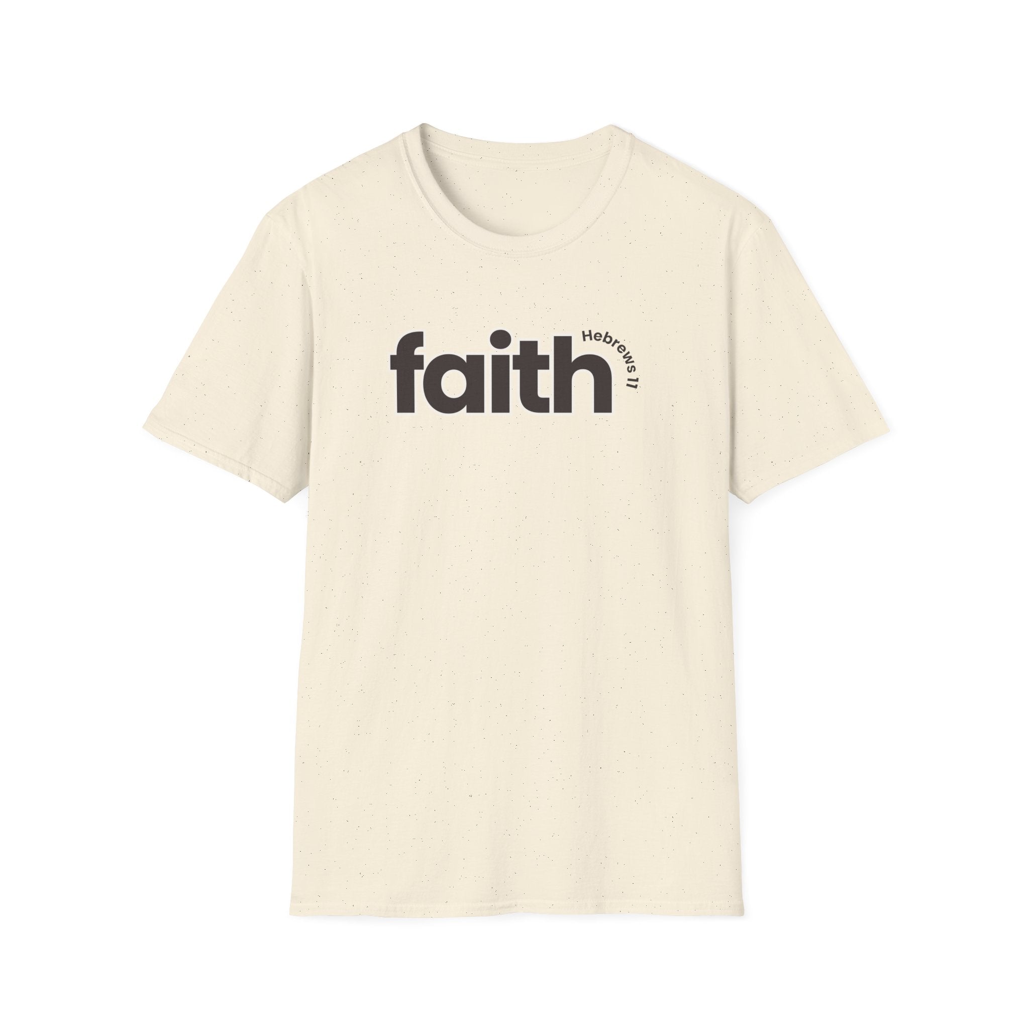 Faith Hebrews 11 Bible Verse T-shirt, Gildan 64000