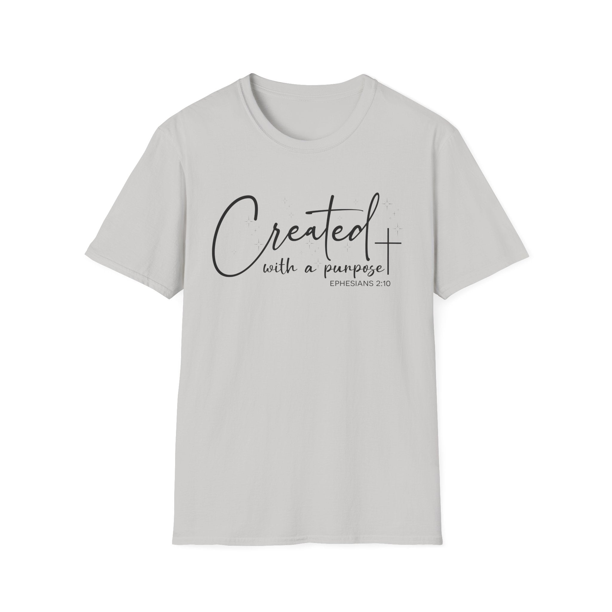 Created With A Purpose Ephesians 2:10 Bible Verse Shirt