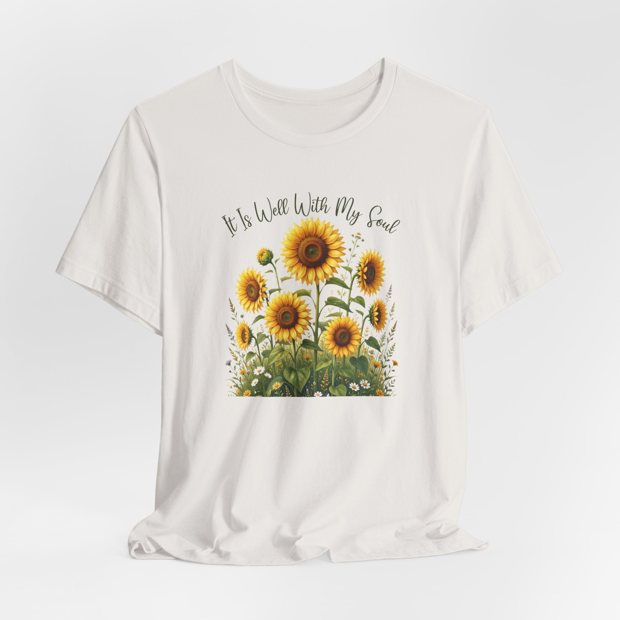 It Is Well With My Soul Bella Canvas 3001 Tshirt
