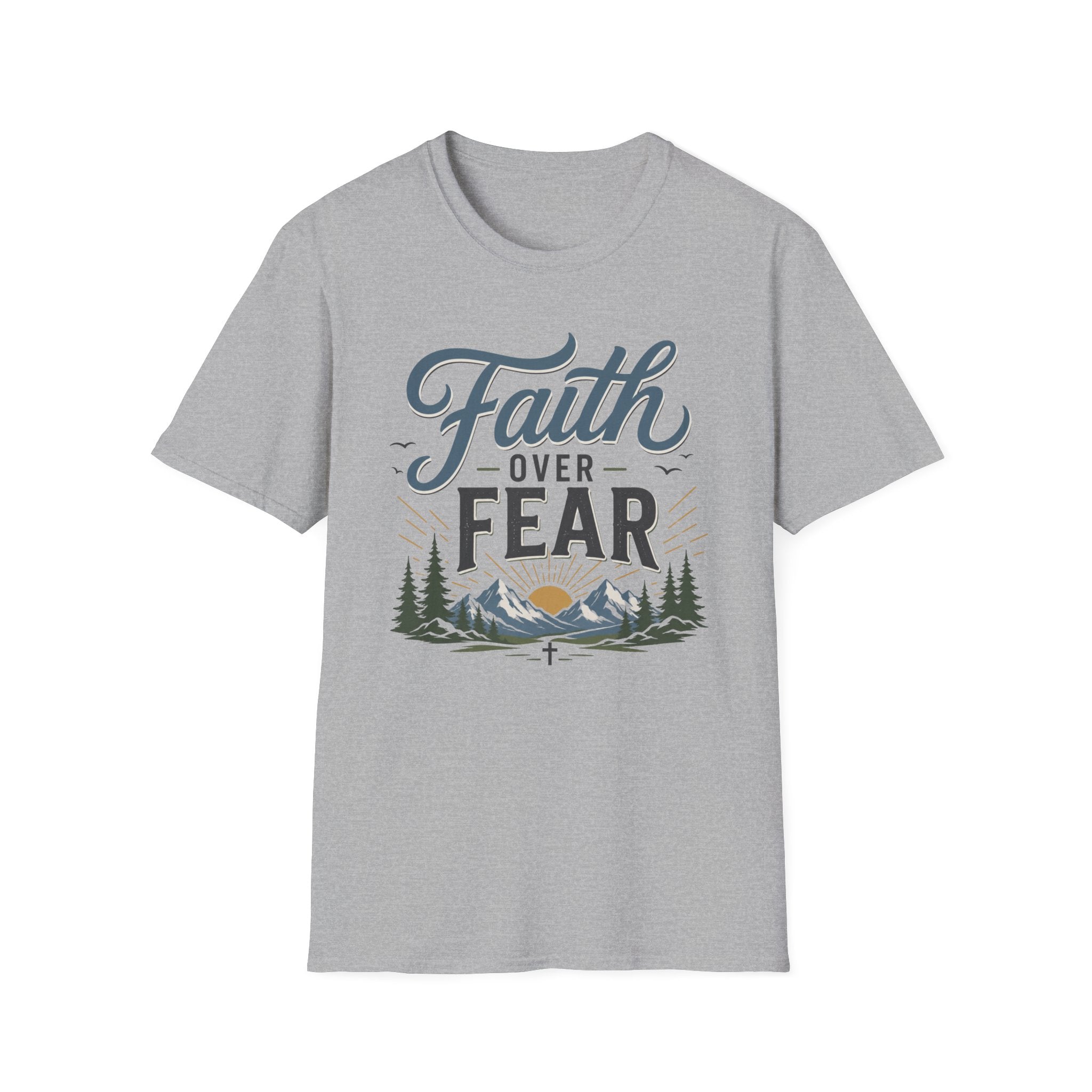 Faith Over Fear Mountain Scene