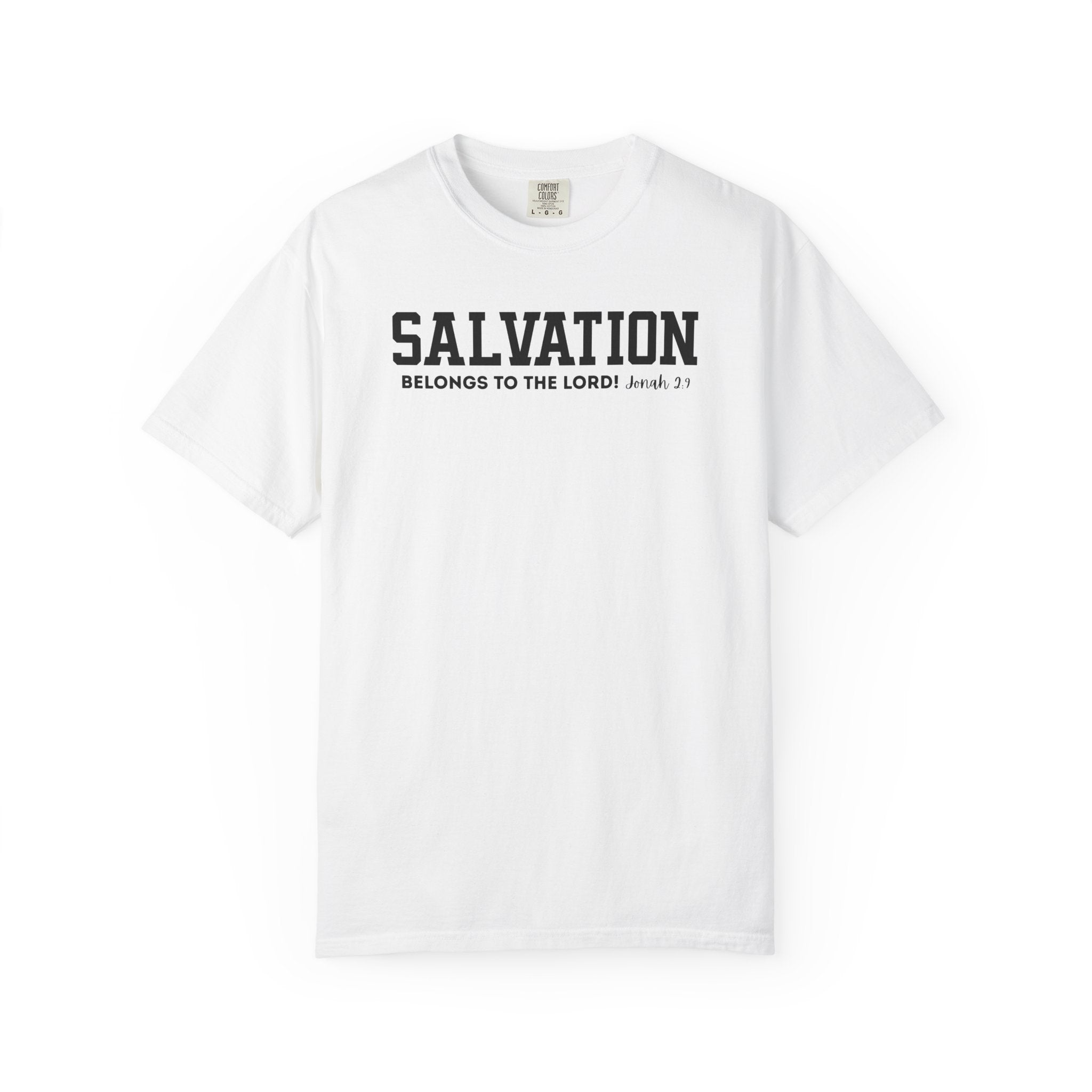 Whale Come Aboard We're Doing God's Will Today Jonah 2_9 Bible Verse Shirt Comfort Colors 1717