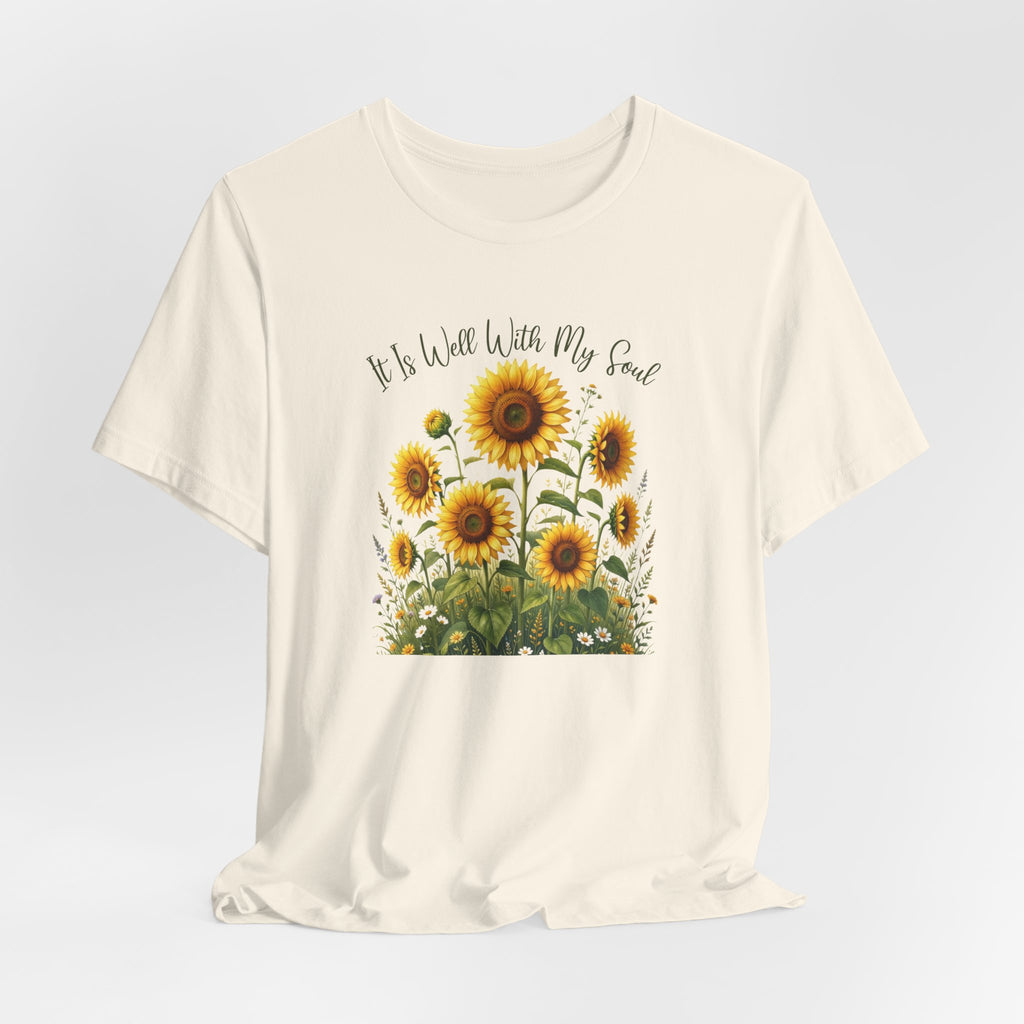 It Is Well With My Soul Bella Canvas 3001 Tshirt