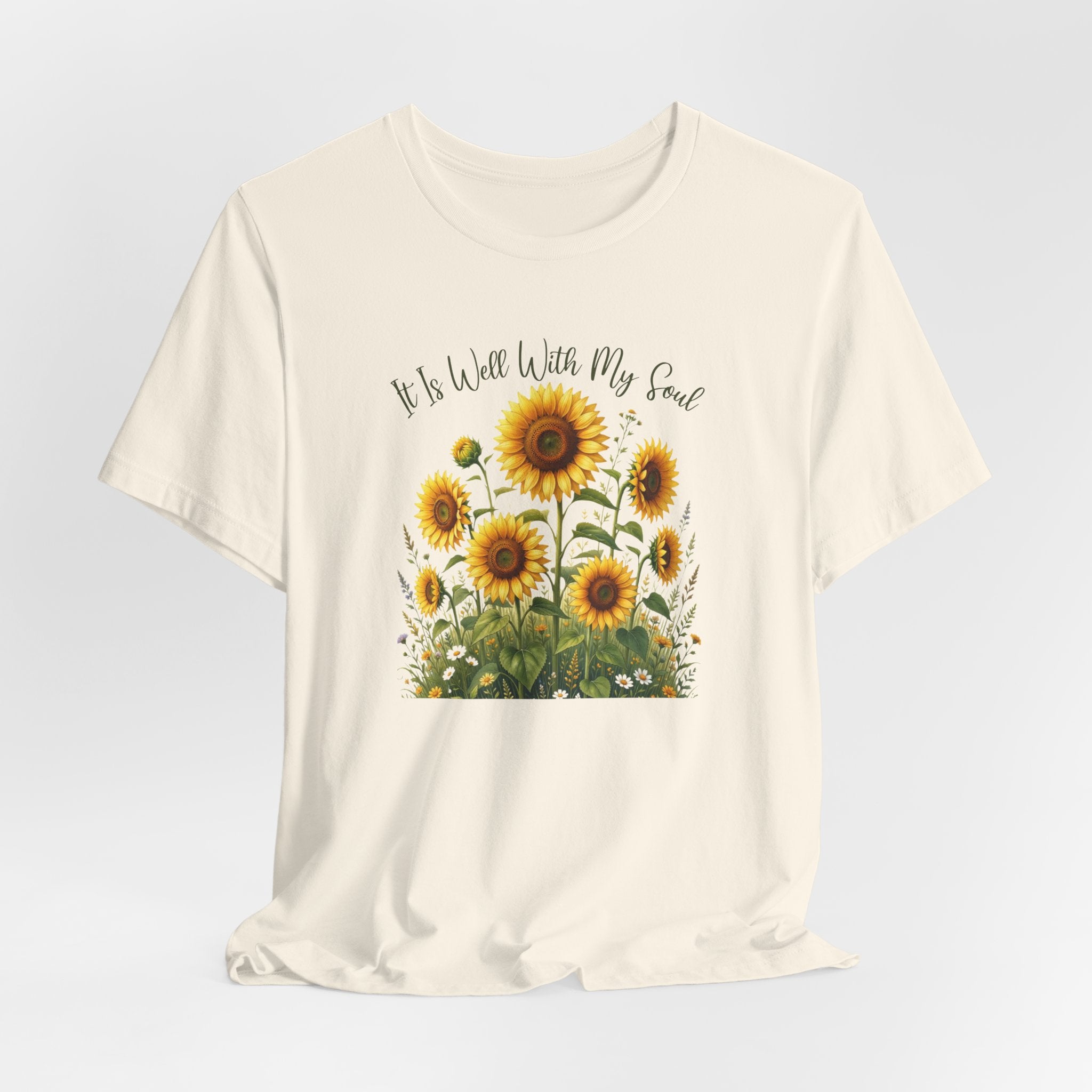 It Is Well With My Soul Bella Canvas 3001 Tshirt