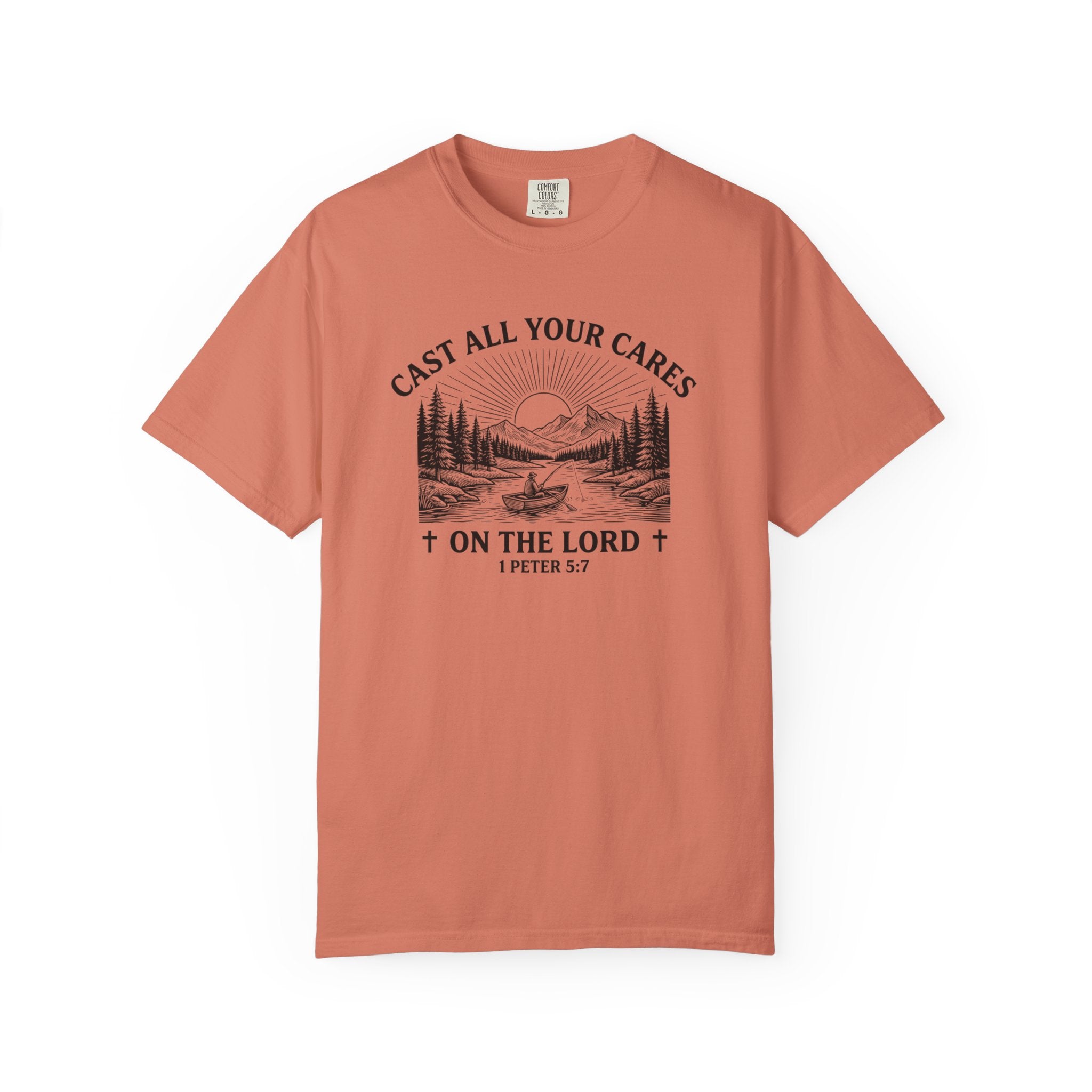 Cast All Your Cares On The Lord Comfort Colors T-shirt