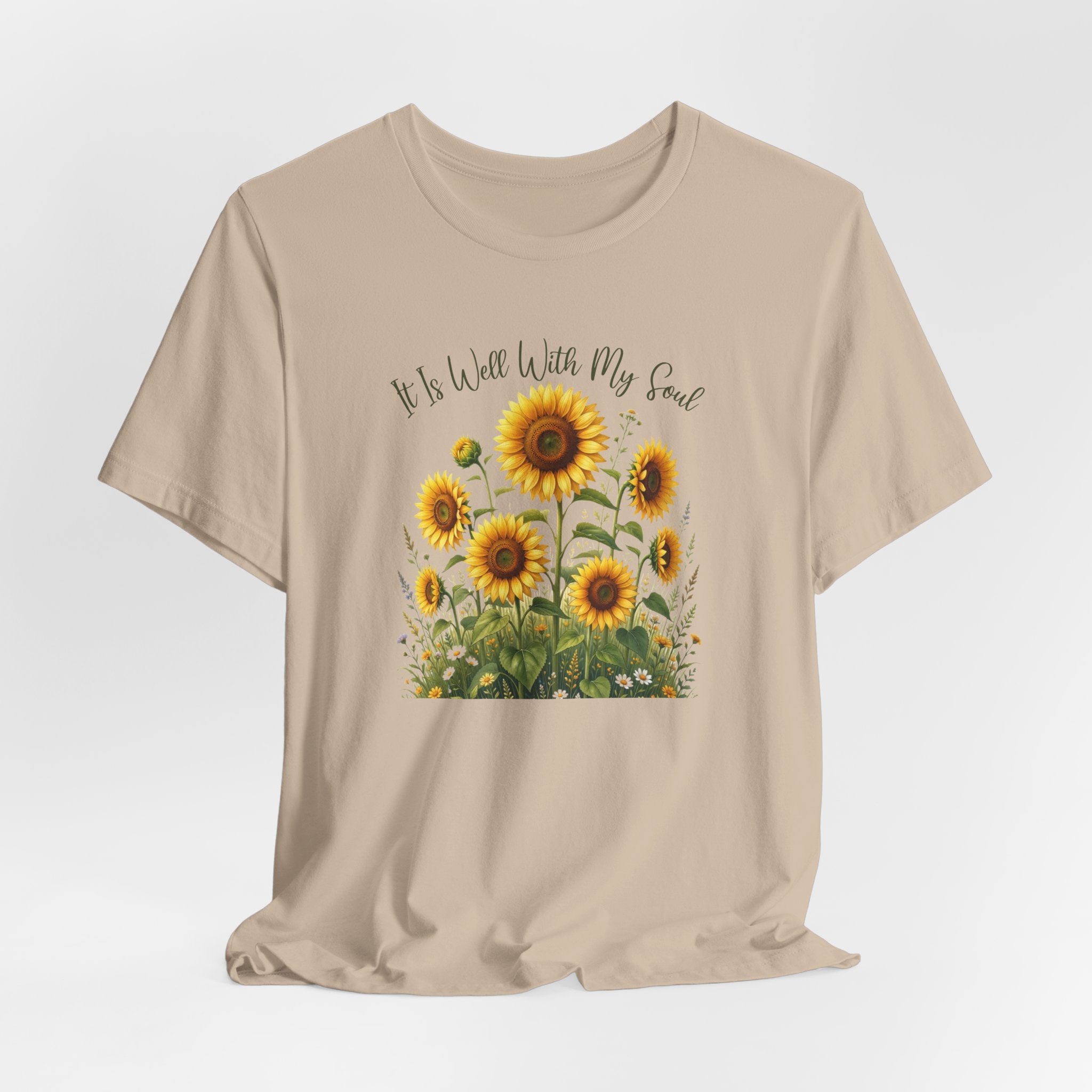 It Is Well With My Soul Bella Canvas 3001 Tshirt
