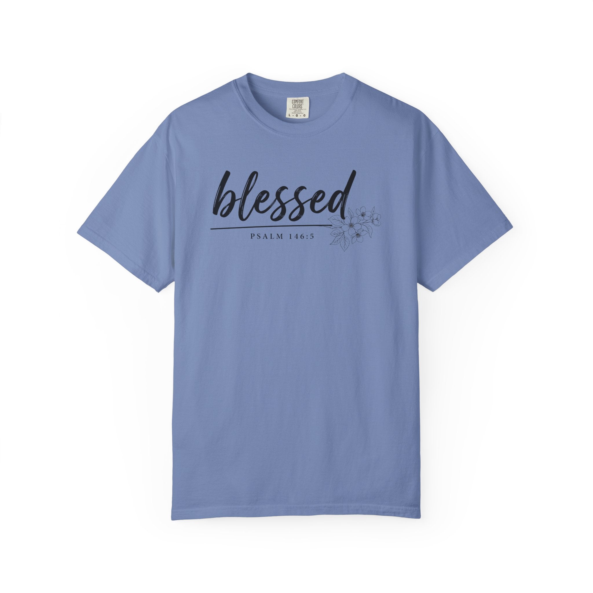 Blessed Floral Comfort Colors Tshirt