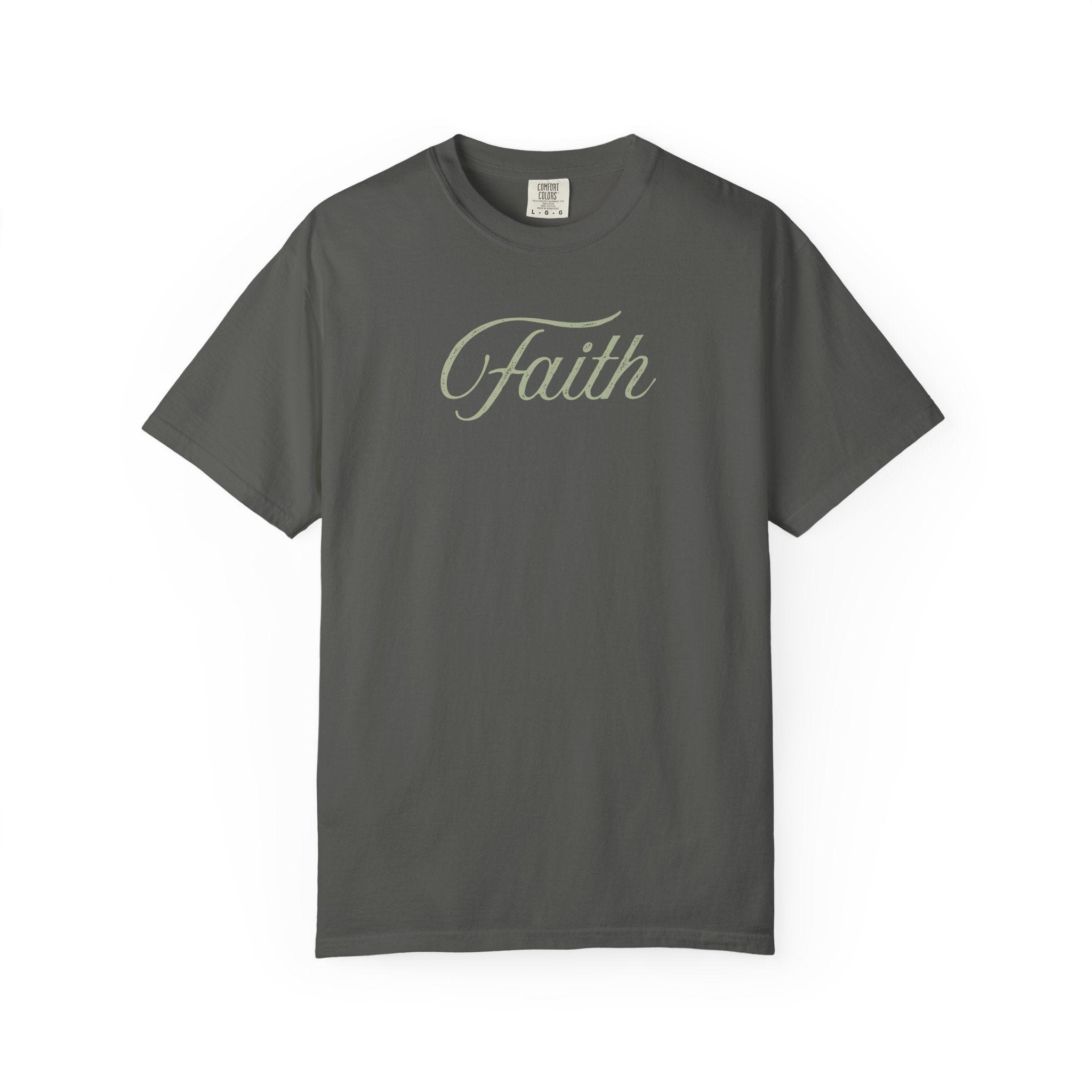 Faith Minimalist Comfort Colors Tee