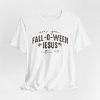 Are You Fall-O-Ween Jesus Matthew 4:19 Bible Verse Shirt - Bella Canvas 3001