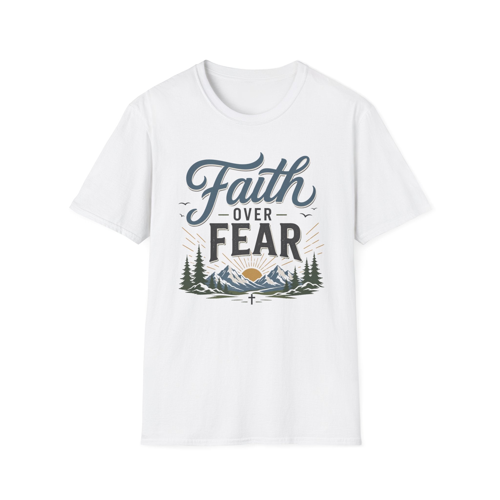 Faith Over Fear Mountain Scene