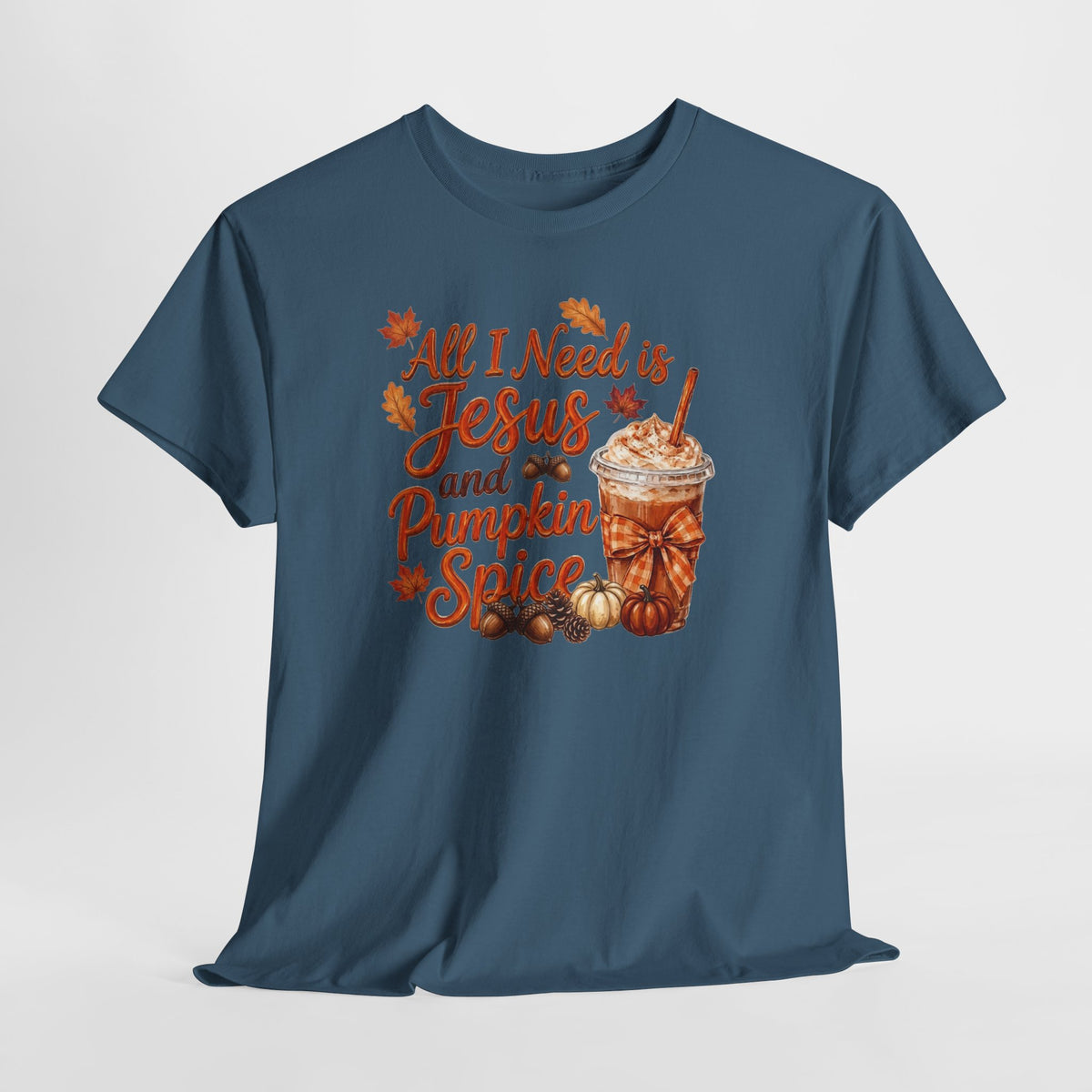 All I Need Is Jesus and Pumpkin Spice - Gildan 5k Tshirt