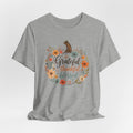 Grateful Thankful Blessed Floral Pumpkin Bella Canvas 3001