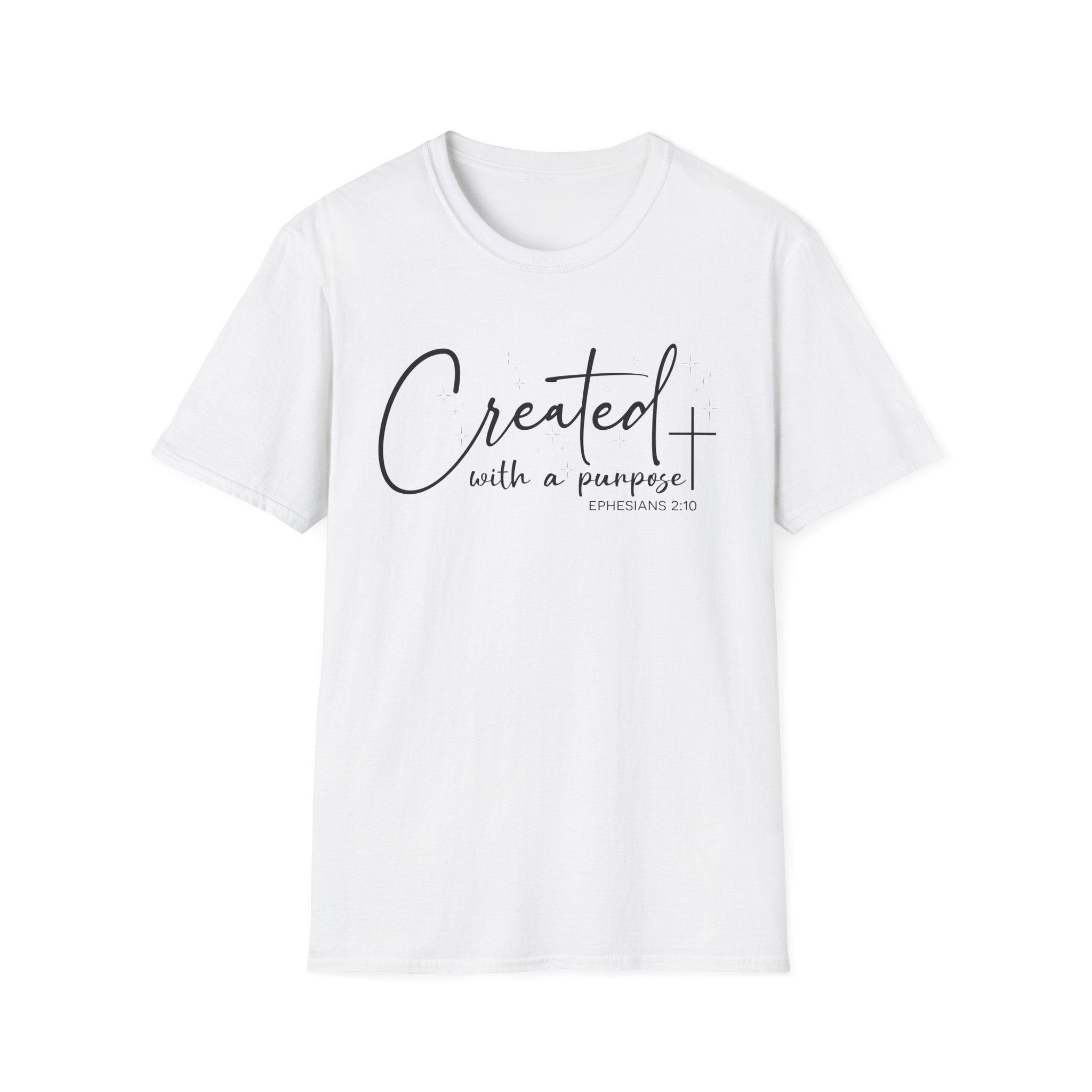 Created With A Purpose Ephesians 2:10 Bible Verse Shirt