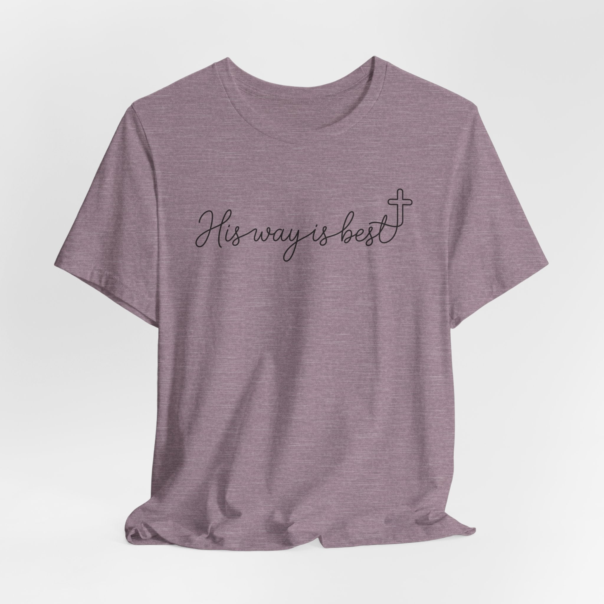His Way Is Best Bella Canvas 3001 Tshirt