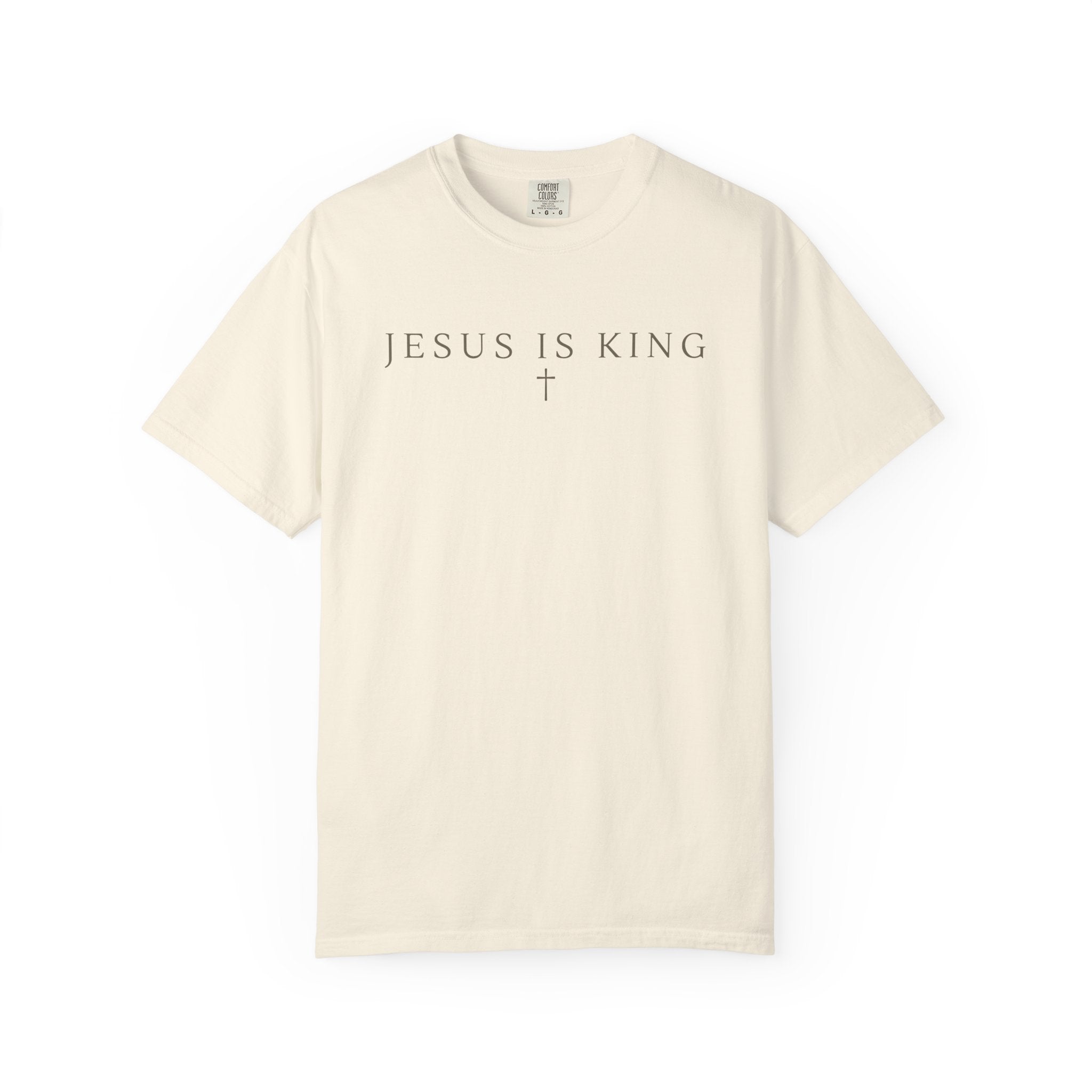 Jesus Is King T-Shirt Minimal Christian Tshirt
