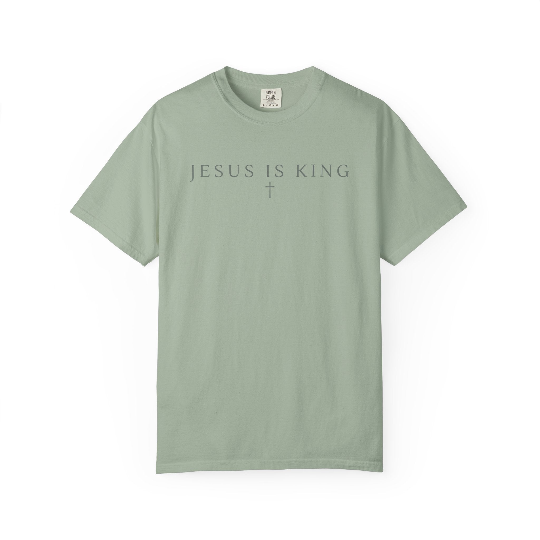 Jesus Is King T-Shirt Minimal Christian Tshirt