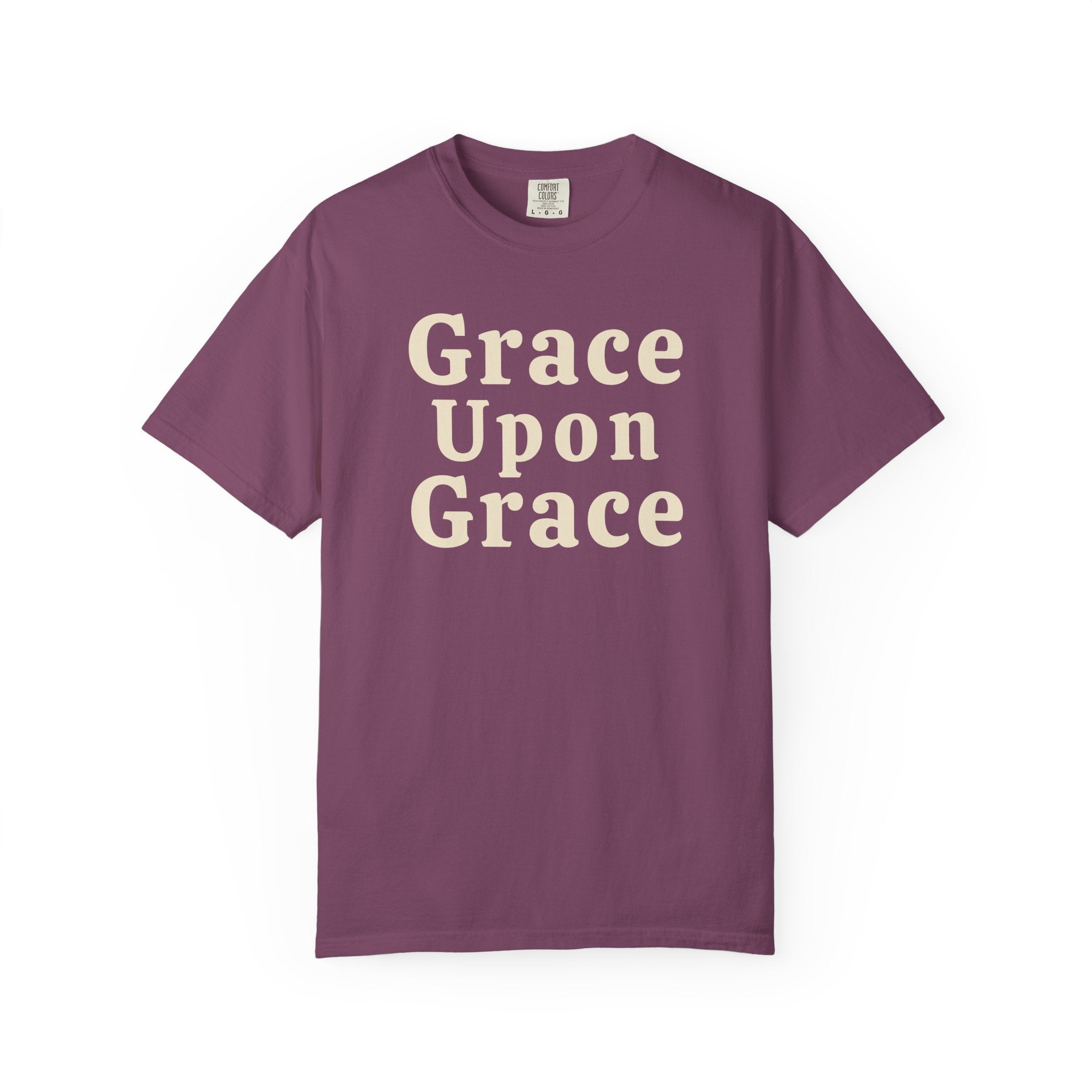 Grace Upon Grace T-Shirt — Inspirational Christian Faith Tee