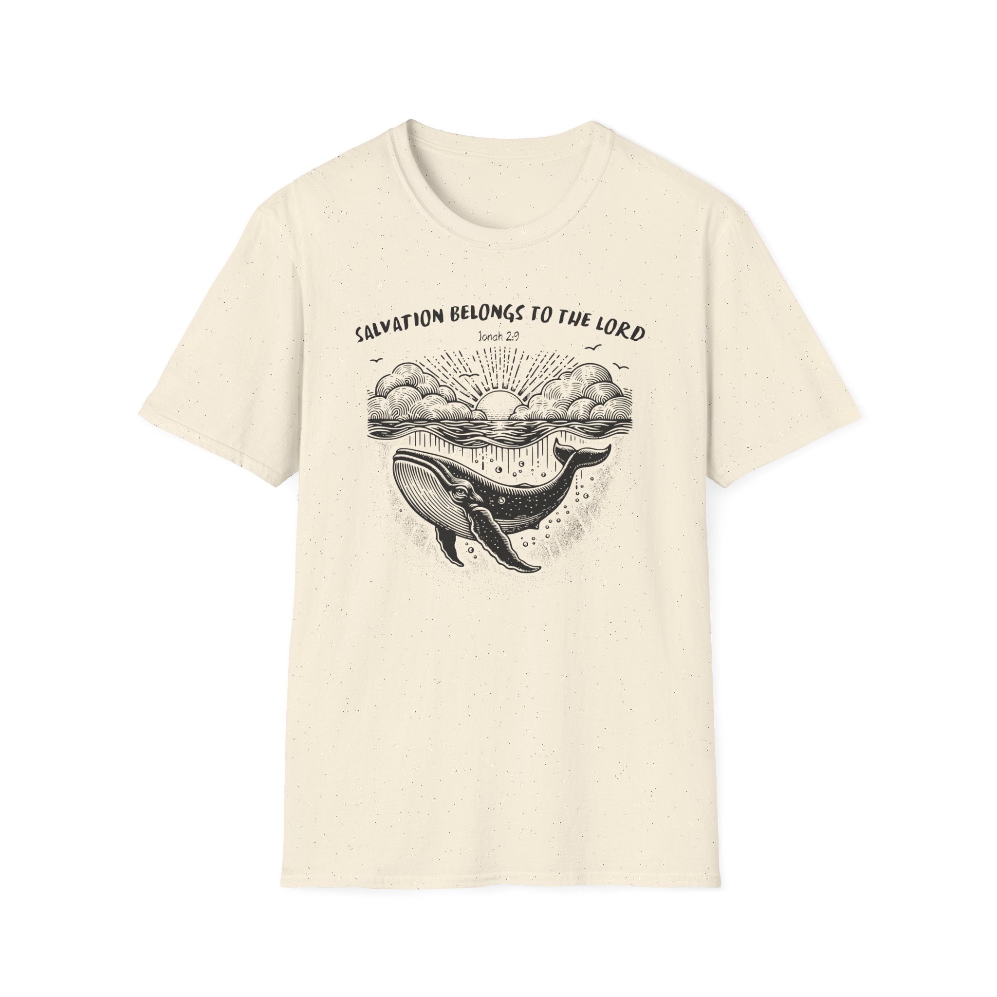 Salvation Belongs to the Lord Jonah 2_9 Bible Verse Shirt Gildan 64000 T-Shirt