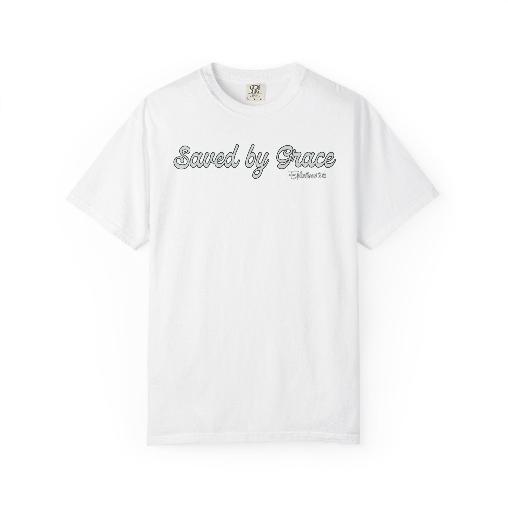 Saved By Grace Ephesians 2 Bible Verse Comfort Colors Tshirt