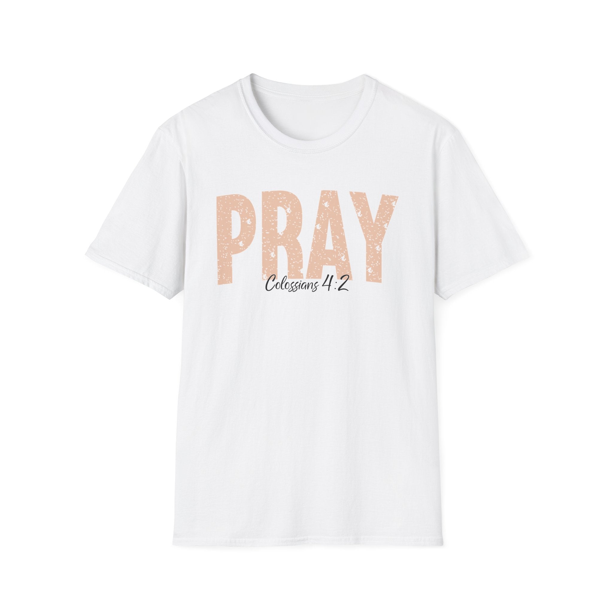 Pray Colossians 4_2 Bible Verse Shirt Gildan 64000 T-Shirt