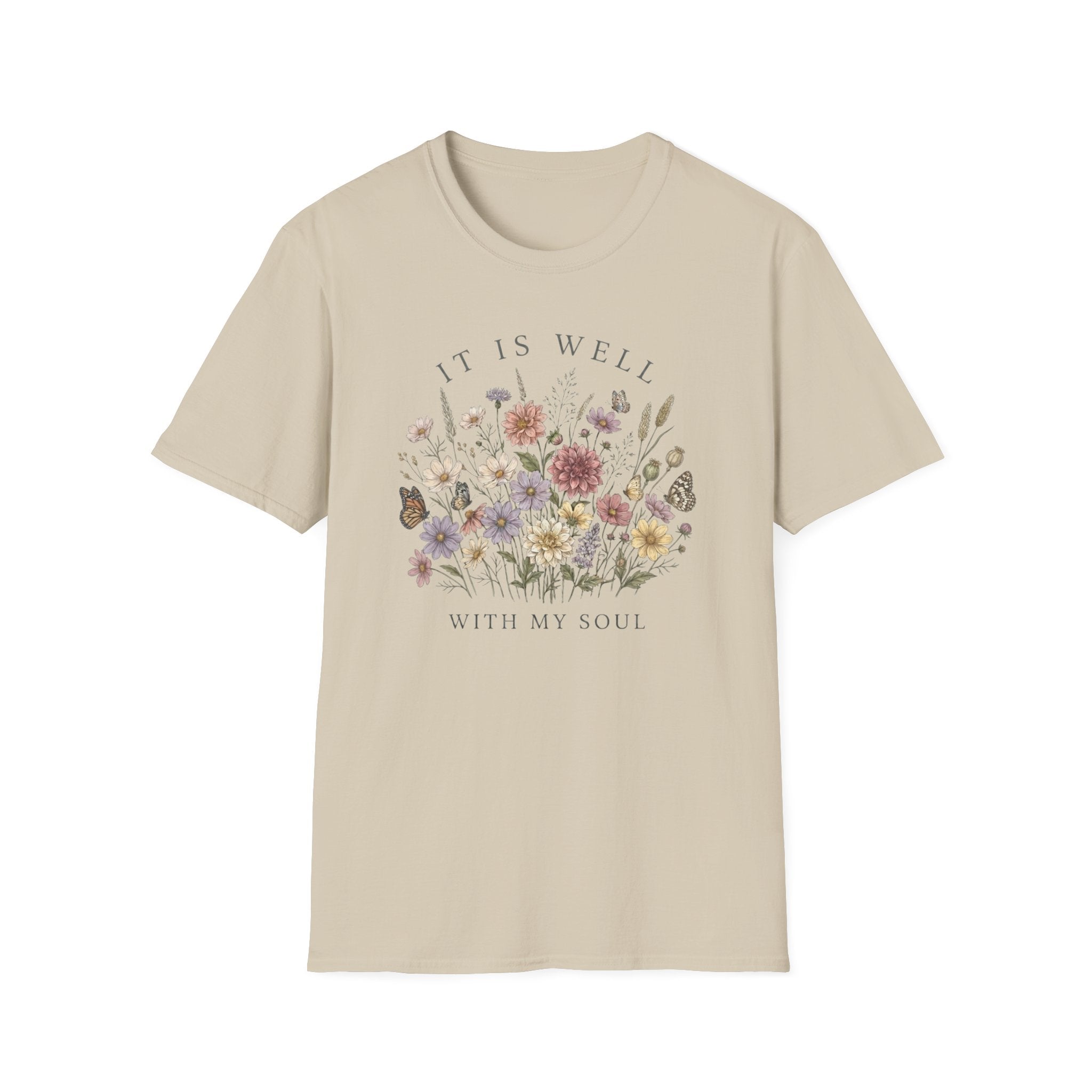 It Is Well With My Soul Christian Tee Gildan 64000 T-Shirt