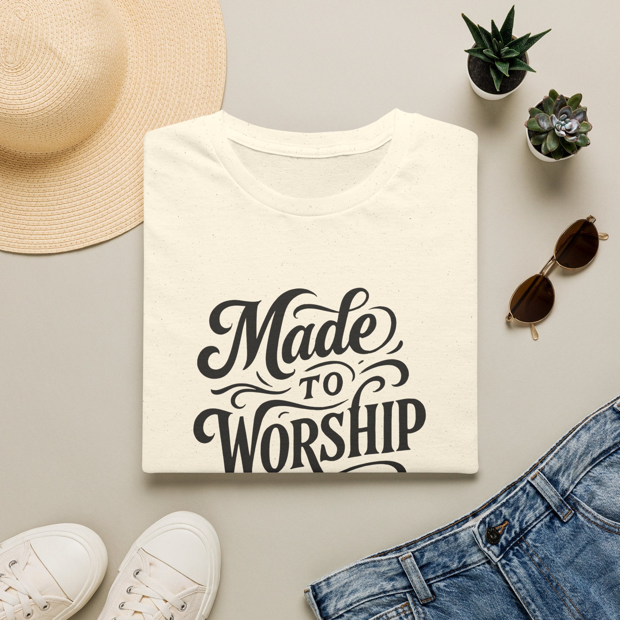 Made to Worship T-Shirt Gildan 64000 T-shirt
