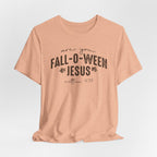 Are You Fall-O-Ween Jesus Matthew 4:19 Bible Verse Shirt - Bella Canvas 3001