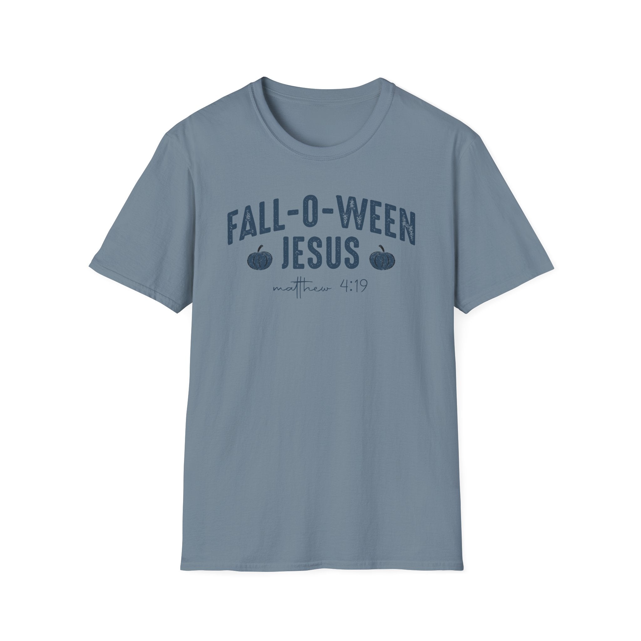 Fall-O-Ween Jesus Bible Verse Shrit Gildan 64000 T-Shirt